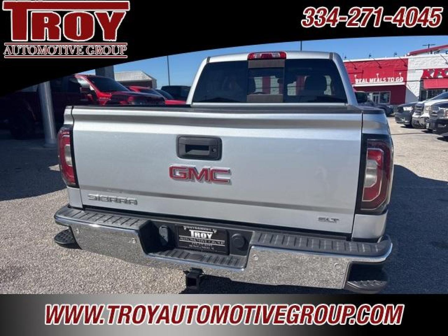 2018 Quicksilver Metallic /Dark Ash Seats With Jet Black Interior Accents GMC Sierra 1500 SLT (3GTU2NEC8JG) with an EcoTec3 5.3L V8 engine, Automatic transmission, located at 6812 Atlanta Hwy, Montgomery, AL, 36117, (334) 271-4045, 32.382118, -86.178673 - Photo#11