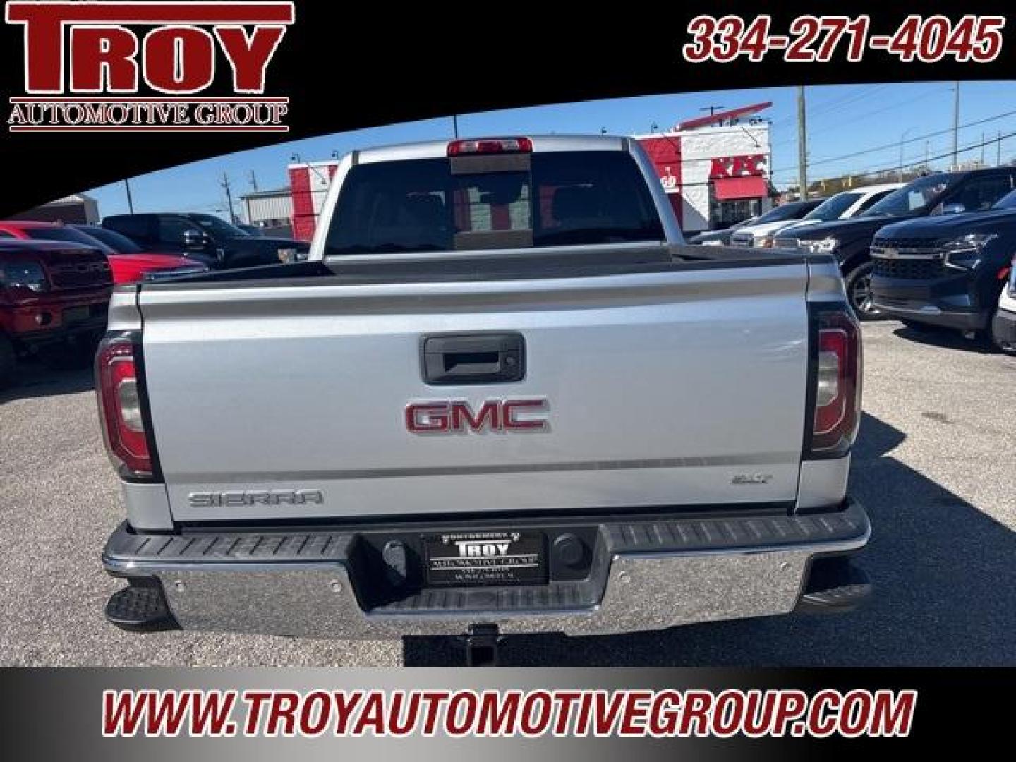 2018 Quicksilver Metallic /Dark Ash Seats With Jet Black Interior Accents GMC Sierra 1500 SLT (3GTU2NEC8JG) with an EcoTec3 5.3L V8 engine, Automatic transmission, located at 6812 Atlanta Hwy, Montgomery, AL, 36117, (334) 271-4045, 32.382118, -86.178673 - Photo#76