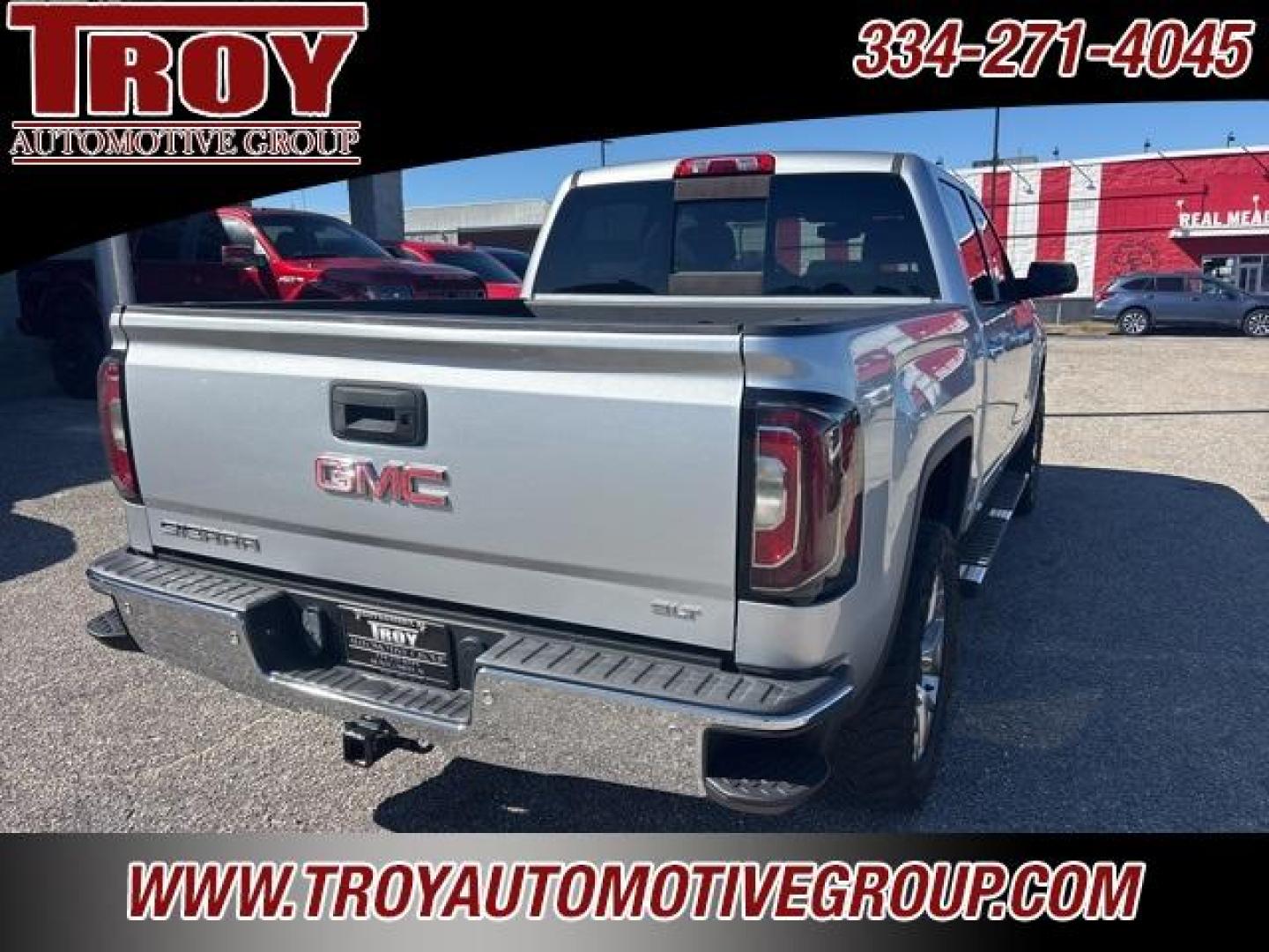 2018 Quicksilver Metallic /Dark Ash Seats With Jet Black Interior Accents GMC Sierra 1500 SLT (3GTU2NEC8JG) with an EcoTec3 5.3L V8 engine, Automatic transmission, located at 6812 Atlanta Hwy, Montgomery, AL, 36117, (334) 271-4045, 32.382118, -86.178673 - Photo#77