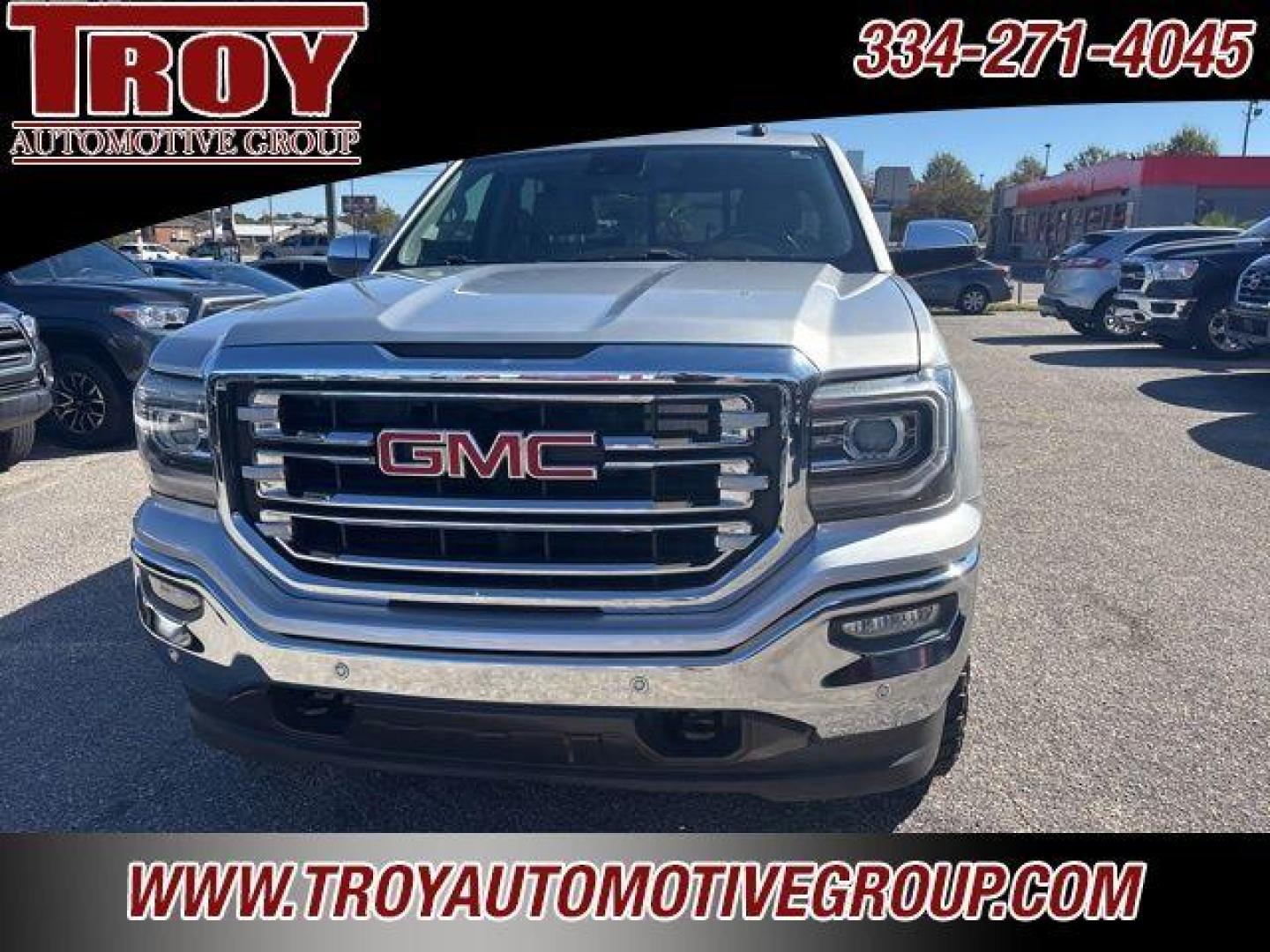 2018 Quicksilver Metallic /Dark Ash Seats With Jet Black Interior Accents GMC Sierra 1500 SLT (3GTU2NEC8JG) with an EcoTec3 5.3L V8 engine, Automatic transmission, located at 6812 Atlanta Hwy, Montgomery, AL, 36117, (334) 271-4045, 32.382118, -86.178673 - 1-Owner!!<br>Power Sunroof!!<br>Toyo Mt 33x12.50x20 Tires!!<br>Heated/Cooled Seats!!<br>Spray N Bed Liner!!<br>Tow Package!!<br>2-Master Remote Start Keys!!<br>Bose Premium Stereo!!<br>Z71 Package!!<br>Lane Keep Assist!! - Photo#5