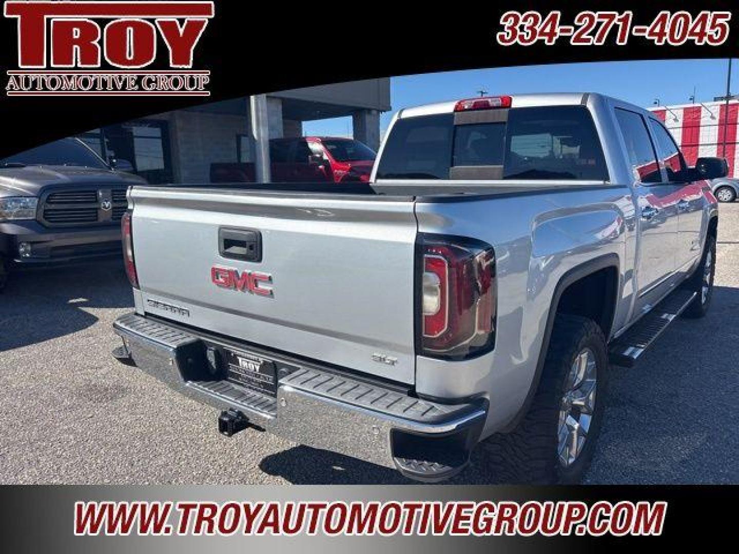 2018 Quicksilver Metallic /Dark Ash Seats With Jet Black Interior Accents GMC Sierra 1500 SLT (3GTU2NEC8JG) with an EcoTec3 5.3L V8 engine, Automatic transmission, located at 6812 Atlanta Hwy, Montgomery, AL, 36117, (334) 271-4045, 32.382118, -86.178673 - 1-Owner!!<br>Power Sunroof!!<br>Toyo Mt 33x12.50x20 Tires!!<br>Heated/Cooled Seats!!<br>Spray N Bed Liner!!<br>Tow Package!!<br>2-Master Remote Start Keys!!<br>Bose Premium Stereo!!<br>Z71 Package!!<br>Lane Keep Assist!! - Photo#10