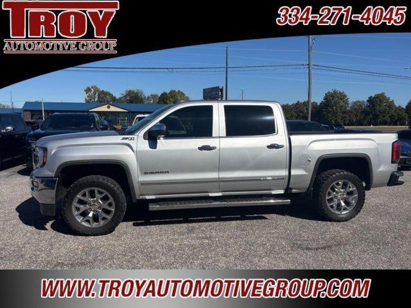 2018 Quicksilver Metallic /Dark Ash Seats With Jet Black Interior Accents GMC Sierra 1500 SLT (3GTU2NEC8JG) with an EcoTec3 5.3L V8 engine, Automatic transmission, located at 6812 Atlanta Hwy, Montgomery, AL, 36117, (334) 271-4045, 32.382118, -86.178673 - 1-Owner!!<br>Power Sunroof!!<br>Toyo Mt 33x12.50x20 Tires!!<br>Heated/Cooled Seats!!<br>Spray N Bed Liner!!<br>Tow Package!!<br>2-Master Remote Start Keys!!<br>Bose Premium Stereo!!<br>Z71 Package!!<br>Lane Keep Assist!! - Photo#72