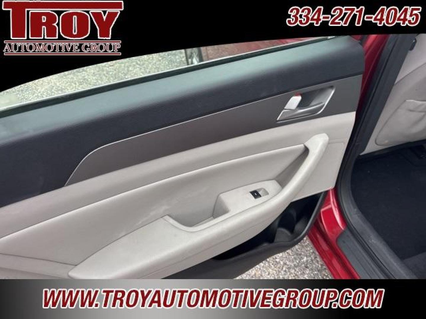 2015 Venetian Red Metallic /Gray Hyundai Sonata SE (5NPE24AF5FH) with an 2.4L I4 DGI DOHC 16V ULEV II 185hp engine, Automatic transmission, located at 6812 Atlanta Hwy, Montgomery, AL, 36117, (334) 271-4045, 32.382118, -86.178673 - 1-Owner!!<br>Excellent Service History!!<br>Engine Replaced At Hyundai at 117k!!<br>3-Keys!!!<br>Local Trade!!<br>Power Driver Seat!! - Photo#16