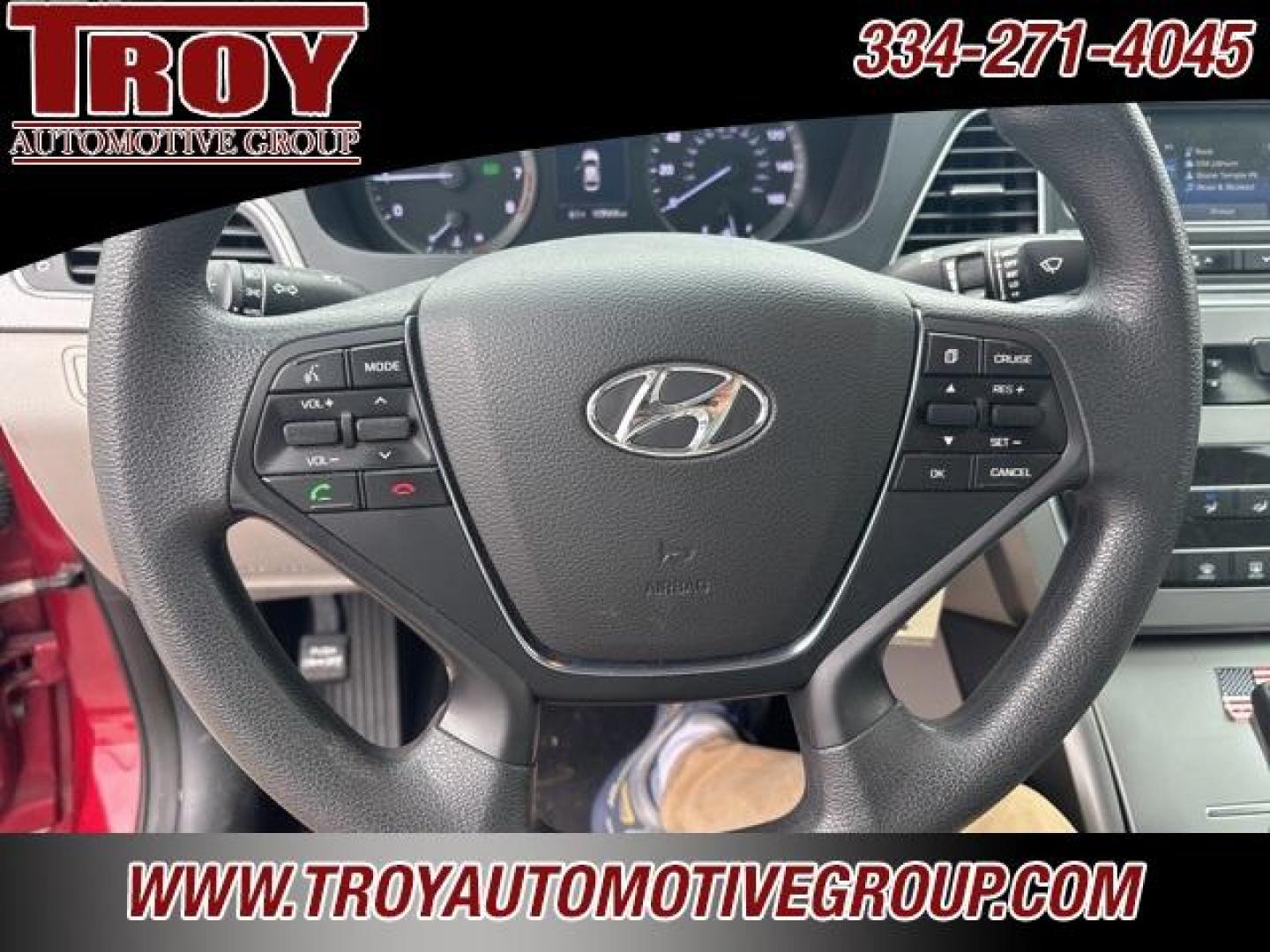 2015 Venetian Red Metallic /Gray Hyundai Sonata SE (5NPE24AF5FH) with an 2.4L I4 DGI DOHC 16V ULEV II 185hp engine, Automatic transmission, located at 6812 Atlanta Hwy, Montgomery, AL, 36117, (334) 271-4045, 32.382118, -86.178673 - 1-Owner!!<br>Excellent Service History!!<br>Engine Replaced At Hyundai at 117k!!<br>3-Keys!!!<br>Local Trade!!<br>Power Driver Seat!! - Photo#37