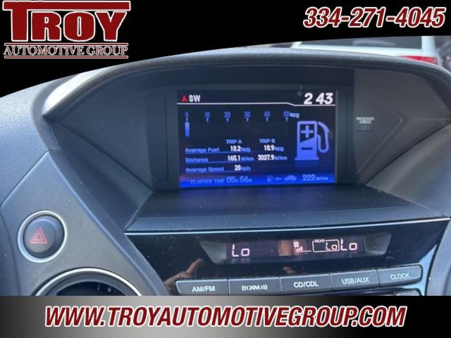 2013 Polished Metal Metallic /Gray Honda Pilot EX-L (5FNYF3H50DB) with an 3.5L V6 SOHC i-VTEC VCM 24V engine, Automatic transmission, located at 6812 Atlanta Hwy, Montgomery, AL, 36117, (334) 271-4045, 32.382118, -86.178673 - Leather Interior!!<br>3rd Seat!!<br>2-Master Keys!! - Photo#42