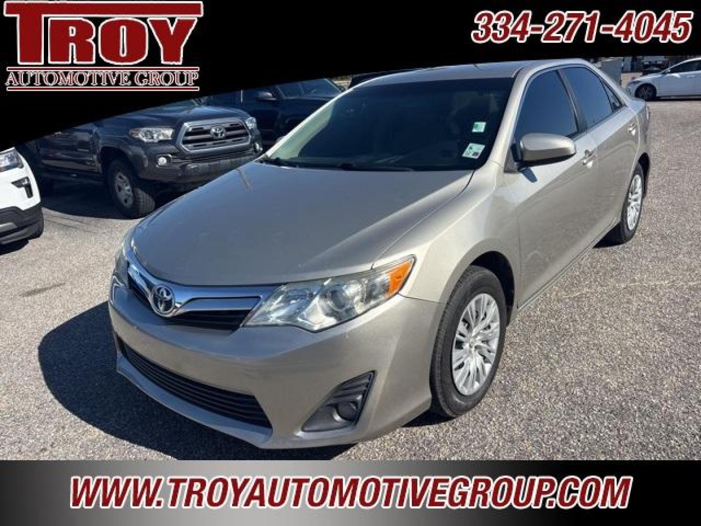 2013 Champagne Mica /Ivory Toyota Camry (4T4BF1FK4DR) with an 2.5L I4 SMPI DOHC engine, Automatic transmission, located at 6812 Atlanta Hwy, Montgomery, AL, 36117, (334) 271-4045, 32.382118, -86.178673 - Champagne Mica 2013 Toyota Camry FWD 2.5L I4 SMPI DOHC 6-Speed Automatic<br><br>Financing Available---Top Value for Trades.<br><br>25/35 City/Highway MPG<br><br><br>Awards:<br> * 2013 KBB.com 10 Best New Sedans Under $25,000 * 2013 KBB.com Best Resale Value Awards * 2013 KBB.com Brand Image Awa - Photo#4