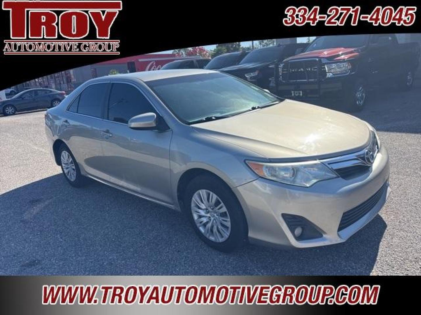 2013 Champagne Mica /Ivory Toyota Camry (4T4BF1FK4DR) with an 2.5L I4 SMPI DOHC engine, Automatic transmission, located at 6812 Atlanta Hwy, Montgomery, AL, 36117, (334) 271-4045, 32.382118, -86.178673 - Champagne Mica 2013 Toyota Camry FWD 2.5L I4 SMPI DOHC 6-Speed Automatic<br><br>Financing Available---Top Value for Trades.<br><br>25/35 City/Highway MPG<br><br><br>Awards:<br> * 2013 KBB.com 10 Best New Sedans Under $25,000 * 2013 KBB.com Best Resale Value Awards * 2013 KBB.com Brand Image Awa - Photo#7