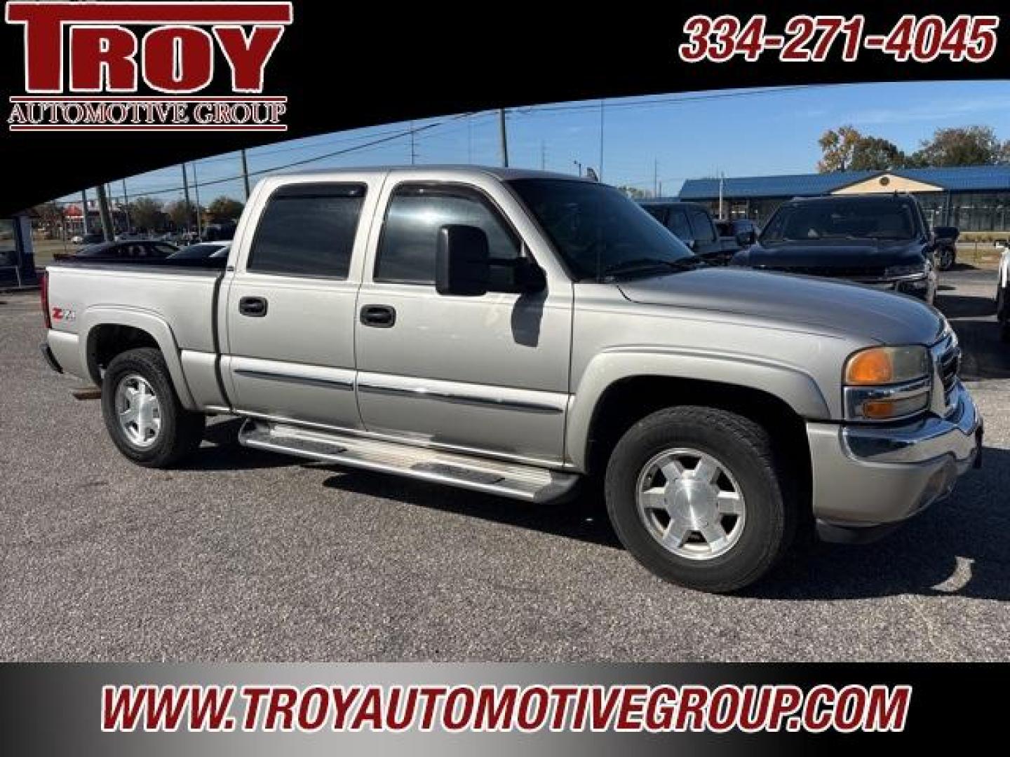 2006 Silver Birch Metallic /Pewter GMC Sierra 1500 SLT (2GTEK13T661) with an Vortec 5.3L V8 SFI engine, Automatic transmission, located at 6812 Atlanta Hwy, Montgomery, AL, 36117, (334) 271-4045, 32.382118, -86.178673 - Recent Arrival! Priced below KBB Fair Purchase Price!<br><br>Silver Birch Metallic 2006 GMC Sierra 1500 SLT 4WD Vortec 5.3L V8 SFI 4-Speed Automatic with Overdrive<br><br>Financing Available---Top Value for Trades. - Photo#2