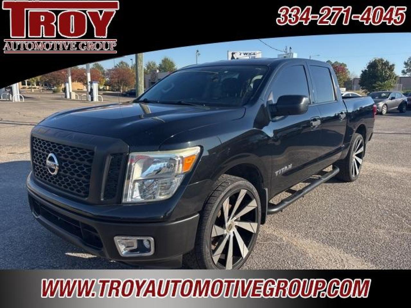 2017 Magnetic Black /Black Nissan Titan S (1N6AA1EJ4HN) with an 5.6L V8 engine, Automatic transmission, located at 6812 Atlanta Hwy, Montgomery, AL, 36117, (334) 271-4045, 32.382118, -86.178673 - 1-Owner!! - Photo#5