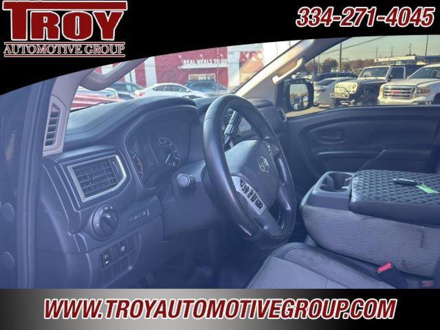 2017 Magnetic Black /Black Nissan Titan S (1N6AA1EJ4HN) with an 5.6L V8 engine, Automatic transmission, located at 6812 Atlanta Hwy, Montgomery, AL, 36117, (334) 271-4045, 32.382118, -86.178673 - Photo#30