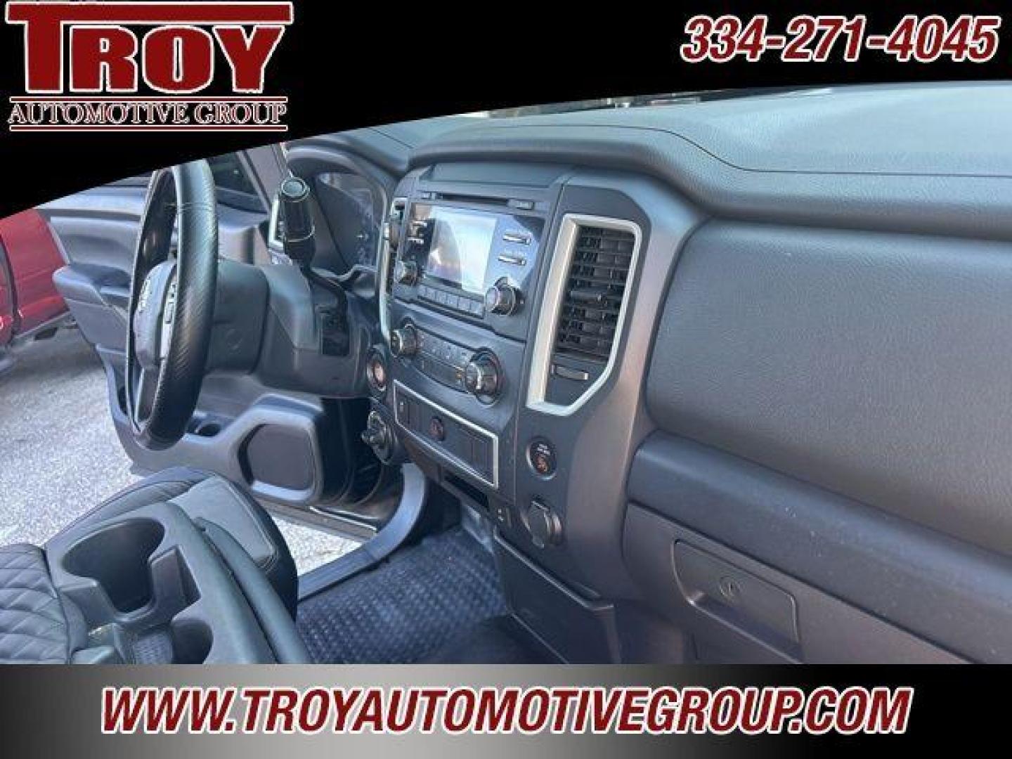 2017 Magnetic Black /Black Nissan Titan S (1N6AA1EJ4HN) with an 5.6L V8 engine, Automatic transmission, located at 6812 Atlanta Hwy, Montgomery, AL, 36117, (334) 271-4045, 32.382118, -86.178673 - Photo#45