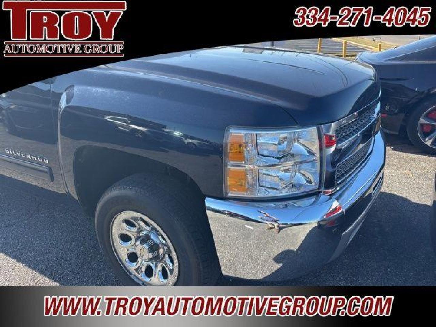 2012 Imperial Blue Metallic /Dark Titanium Chevrolet Silverado 1500 LS (1GCRCREA0CZ) with an Vortec 4.8L V8 SFI VVT Flex Fuel engine, Automatic transmission, located at 6812 Atlanta Hwy, Montgomery, AL, 36117, (334) 271-4045, 32.382118, -86.178673 - Photo#3