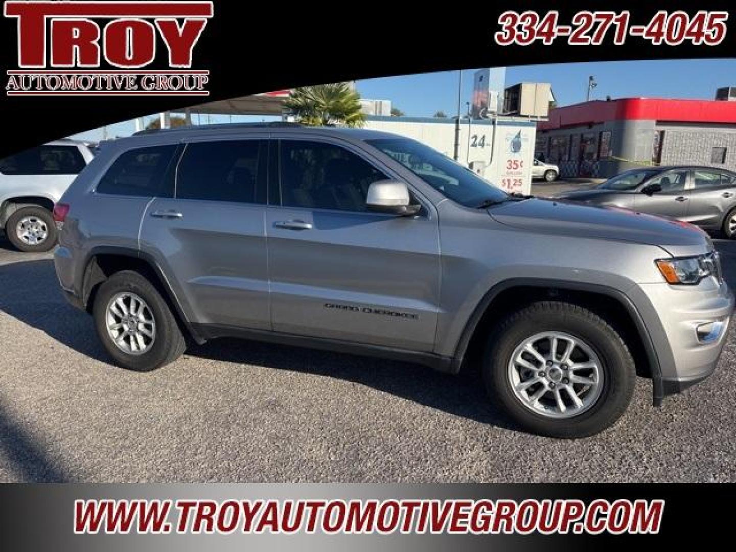 2018 Billet Silver Metallic Clearcoat /Black Jeep Grand Cherokee Laredo E (1C4RJEAGXJC) with an 3.6L V6 24V VVT engine, Automatic transmission, located at 6812 Atlanta Hwy, Montgomery, AL, 36117, (334) 271-4045, 32.382118, -86.178673 - Billet Silver Metallic Clearcoat 2018 Jeep Grand Cherokee Laredo E RWD 3.6L V6 24V VVT 8-Speed Automatic<br><br>Financing Available---Top Value for Trades.<br><br>Odometer is 57493 miles below market average! 19/26 City/Highway MPG<br><br><br>Awards:<br> * 2018 KBB.com 10 Most Awarded Brands - Photo#1
