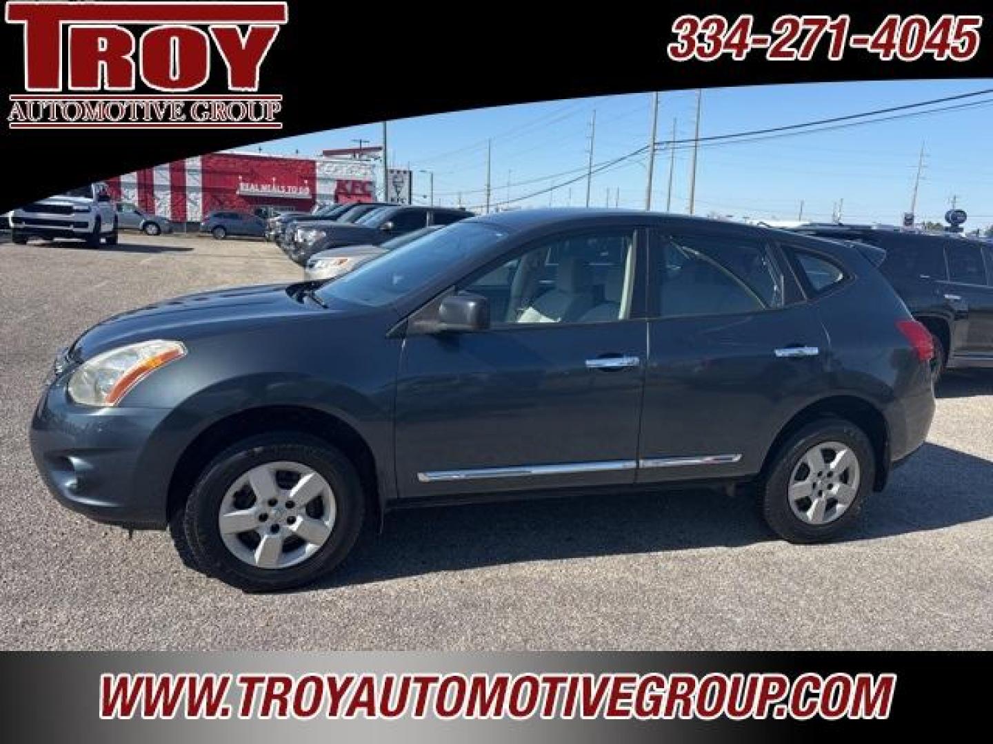 2013 Graphite Blue /Gray Nissan Rogue S (JN8AS5MT0DW) with an 2.5L I4 DOHC 16V engine, CVT transmission, located at 6812 Atlanta Hwy, Montgomery, AL, 36117, (334) 271-4045, 32.382118, -86.178673 - 1-Owner!!<br>2-Master Keys!! - Photo#0