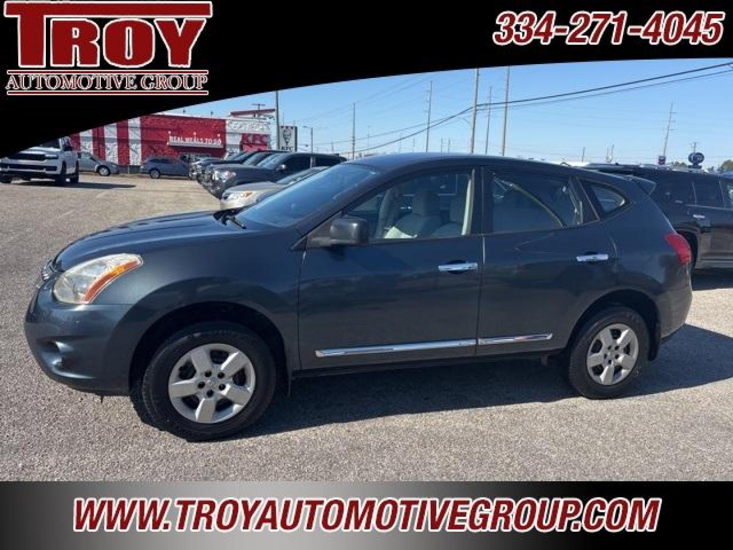 2013 Graphite Blue /Gray Nissan Rogue S (JN8AS5MT0DW) with an 2.5L I4 DOHC 16V engine, CVT transmission, located at 6812 Atlanta Hwy, Montgomery, AL, 36117, (334) 271-4045, 32.382118, -86.178673 - 1-Owner!!<br>2-Master Keys!! - Photo#1