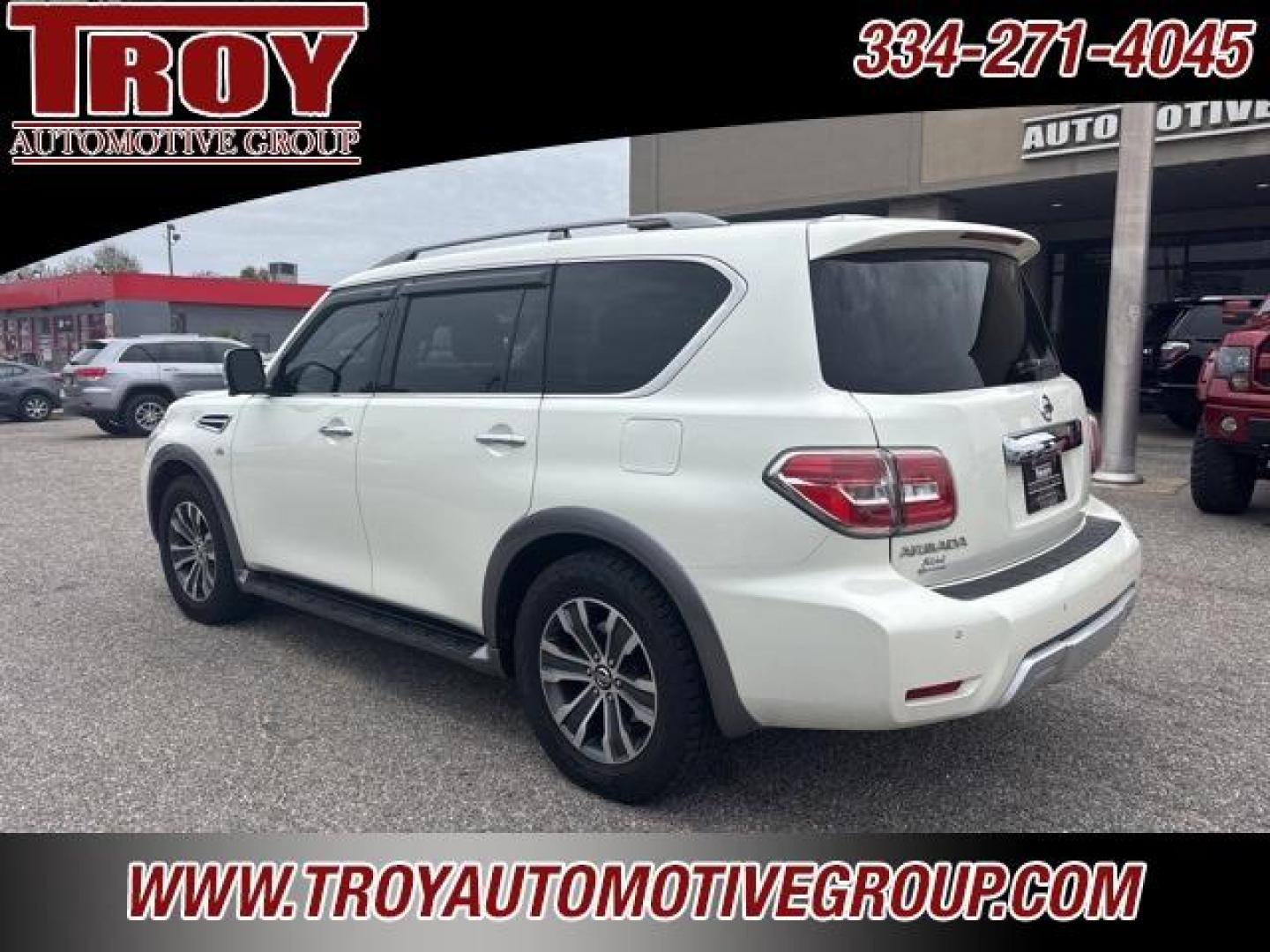 2018 Pearl White /Charcoal Nissan Armada SL (JN8AY2ND9JX) with an 5.6L V8 DOHC 32V Endurance engine, Automatic transmission, located at 6812 Atlanta Hwy, Montgomery, AL, 36117, (334) 271-4045, 32.382118, -86.178673 - Recent Arrival!<br>Power Sunroof!!<br>Tow Package!!<br>Blind Spot Monitors!!<br>Heated Seats!!<br>2-Master Keys!!<br>Cooper A/T Tires!!<br><br>Pearl White 2018 Nissan Armada SL RWD 5.6L V8 DOHC 32V Endurance 7-Speed Automatic<br><br>Financing Available---Top Value for Trades. - Photo#13