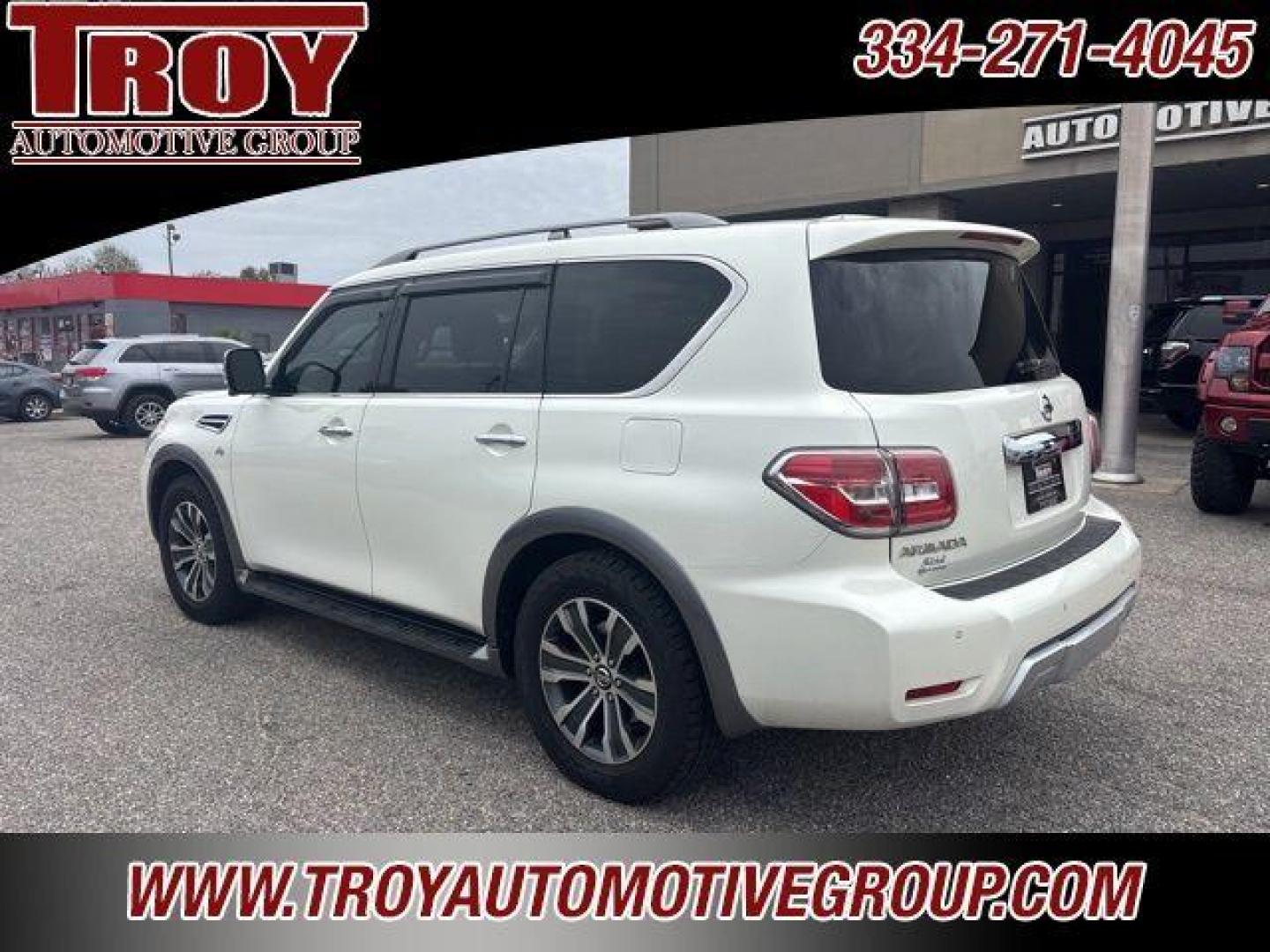 2018 Pearl White /Charcoal Nissan Armada SL (JN8AY2ND9JX) with an 5.6L V8 DOHC 32V Endurance engine, Automatic transmission, located at 6812 Atlanta Hwy, Montgomery, AL, 36117, (334) 271-4045, 32.382118, -86.178673 - Recent Arrival!<br>Power Sunroof!!<br>Tow Package!!<br>Blind Spot Monitors!!<br>Heated Seats!!<br>2-Master Keys!!<br>Cooper A/T Tires!!<br><br>Pearl White 2018 Nissan Armada SL RWD 5.6L V8 DOHC 32V Endurance 7-Speed Automatic<br><br>Financing Available---Top Value for Trades. - Photo#13