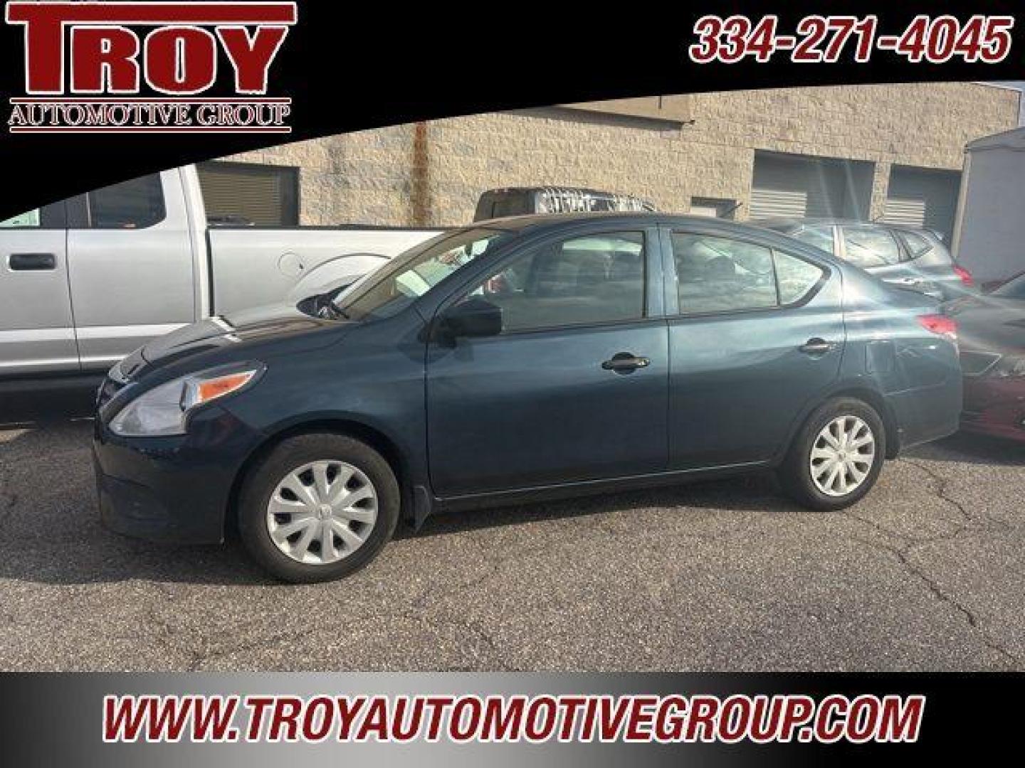 2016 Graphite Blue /Charcoal Nissan Versa 1.6 S Plus (3N1CN7AP4GL) with an 1.6L I4 DOHC 16V engine, CVT transmission, located at 6812 Atlanta Hwy, Montgomery, AL, 36117, (334) 271-4045, 32.382118, -86.178673 - Graphite Blue 2016 Nissan Versa 1.6 S Plus FWD 1.6L I4 DOHC 16V CVT with Xtronic<br><br>Financing Available---Top Value for Trades.<br><br>31/40 City/Highway MPG<br><br><br>Awards:<br> * 2016 KBB.com 5-Year Cost to Own Awards - Photo#0