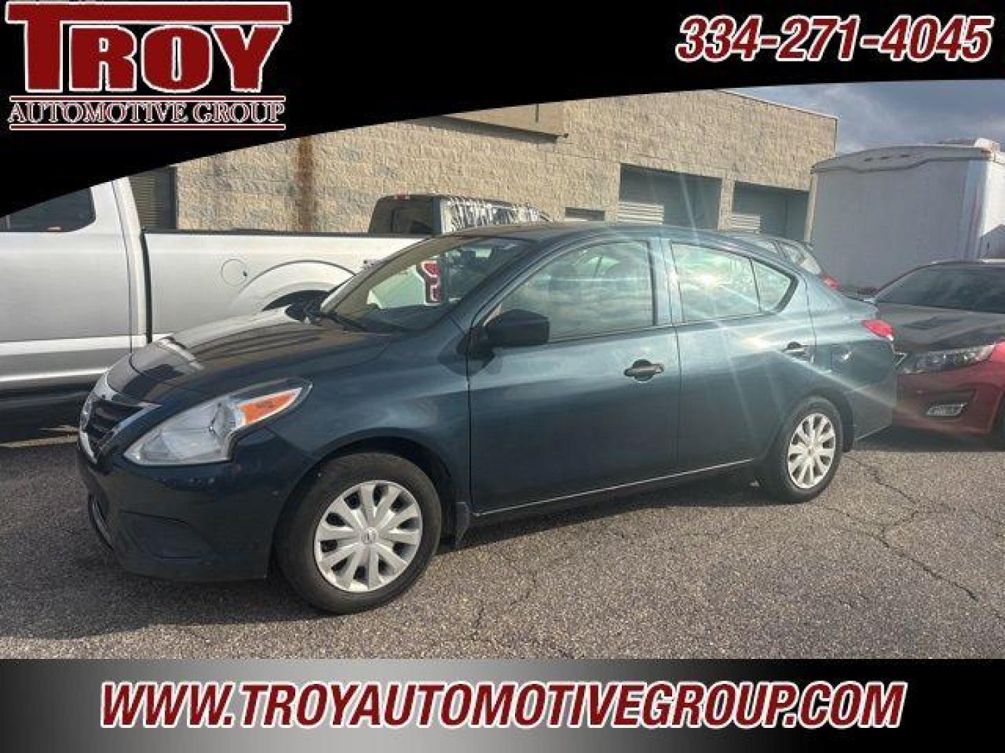 2016 Graphite Blue /Charcoal Nissan Versa 1.6 S Plus (3N1CN7AP4GL) with an 1.6L I4 DOHC 16V engine, CVT transmission, located at 6812 Atlanta Hwy, Montgomery, AL, 36117, (334) 271-4045, 32.382118, -86.178673 - Graphite Blue 2016 Nissan Versa 1.6 S Plus FWD 1.6L I4 DOHC 16V CVT with Xtronic<br><br>Financing Available---Top Value for Trades.<br><br>31/40 City/Highway MPG<br><br><br>Awards:<br> * 2016 KBB.com 5-Year Cost to Own Awards - Photo#1