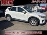 2013 Crystal White Pearl /Black Mazda CX-5 Touring (JM3KE2CE8D0) with an SKYACTIV-G 2.0L 4-Cylinder DOHC 16V engine, Automatic transmission, located at 6812 Atlanta Hwy, Montgomery, AL, 36117, (334) 271-4045, 32.382118, -86.178673 - Heated Leather Seats!!<br>Power Driver Seat!!<br>2 -Master Remote Entry Keys!!<br> - Photo#0