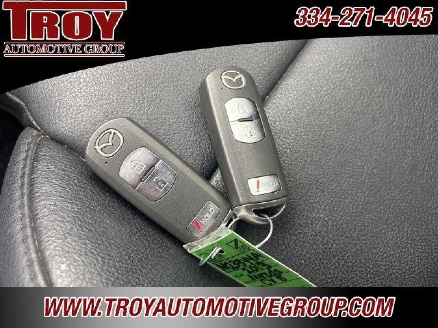 2013 Crystal White Pearl /Black Mazda CX-5 Touring (JM3KE2CE8D0) with an SKYACTIV-G 2.0L 4-Cylinder DOHC 16V engine, Automatic transmission, located at 6812 Atlanta Hwy, Montgomery, AL, 36117, (334) 271-4045, 32.382118, -86.178673 - Heated Leather Seats!!<br>Power Driver Seat!!<br>2 -Master Remote Entry Keys!!<br> - Photo#17