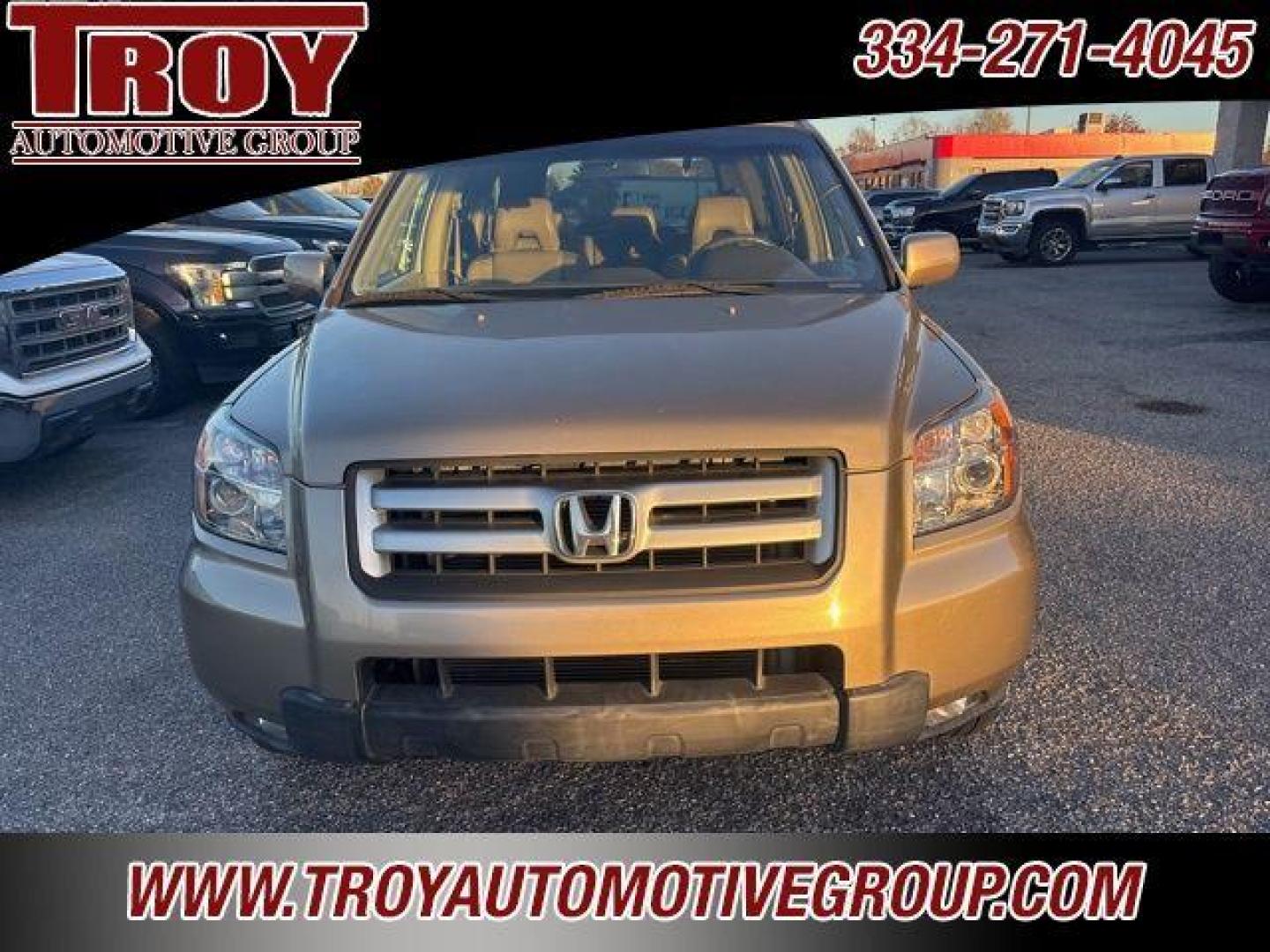 2007 Desert Rock Metallic /Saddle Honda Pilot EX-L (5FNYF28747B) with an 3.5L V6 SOHC i-VTEC 24V engine, Automatic transmission, located at 6812 Atlanta Hwy, Montgomery, AL, 36117, (334) 271-4045, 32.382118, -86.178673 - 3rd Seat!!<br>Heated Leather Seats!<br>Power Sunroof!!<br>Gold 2007 Honda Pilot EX-L FWD 3.5L V6 SOHC i-VTEC 24V 5-Speed Automatic with Overdrive<br><br>Financing Available---Top Value for Trades.<br><br>Odometer is 46013 miles below market average!<br><br><br>Awards:<br> * 2007 KBB.com Best Resale - Photo#5