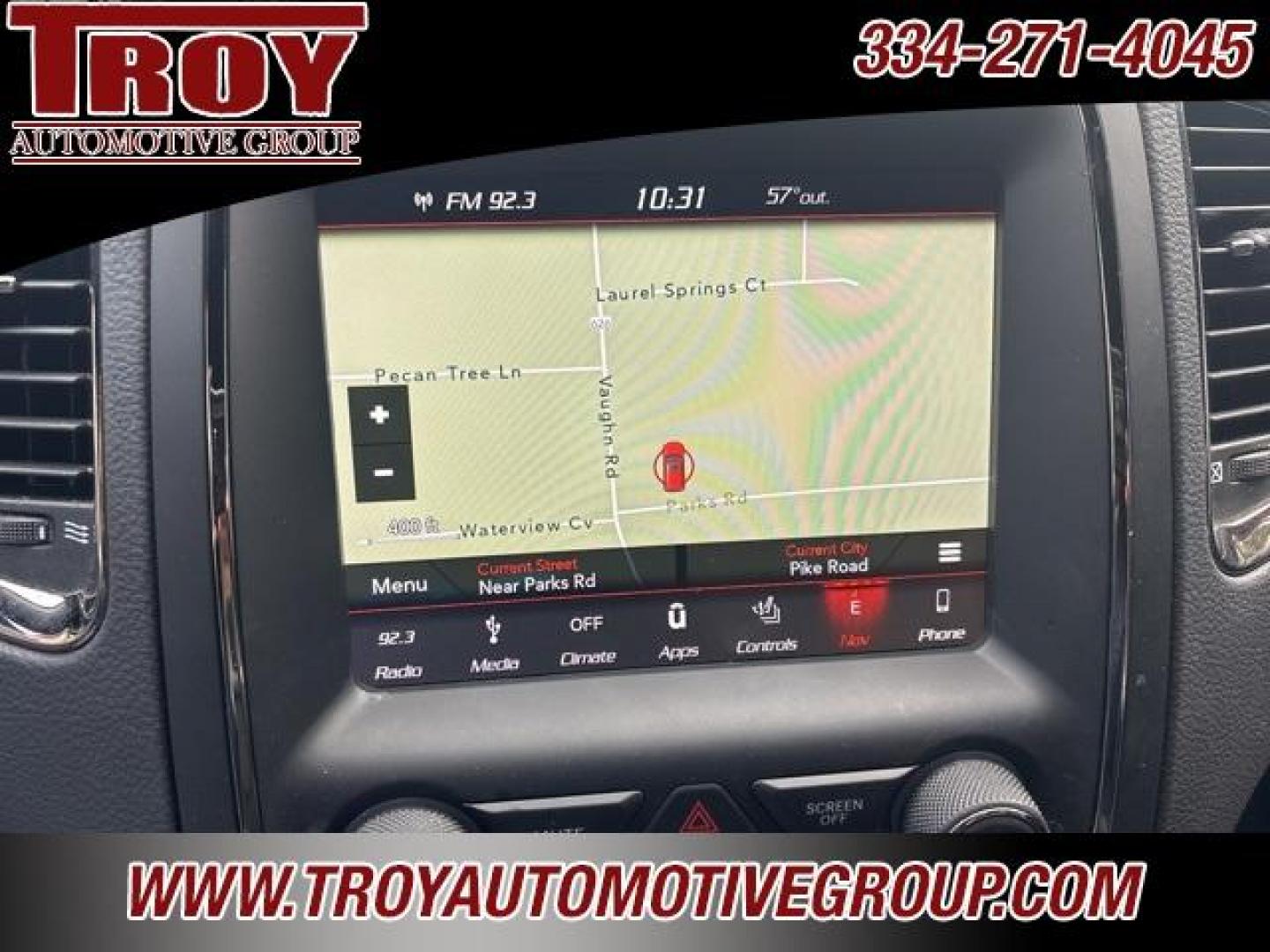 2019 White Knuckle Clearcoat /Black Dodge Durango R/T (1C4SDHCT5KC) with an HEMI 5.7L V8 Multi Displacement VVT engine, Automatic transmission, located at 6812 Atlanta Hwy, Montgomery, AL, 36117, (334) 271-4045, 32.382118, -86.178673 - Power Sunroof!!<br>Tow Package!!<br>Blind Spot Monitors!!<br>2-Master Remote Keys!!<br>Black Top Package!!<br>Heated Seats!! - Photo#44