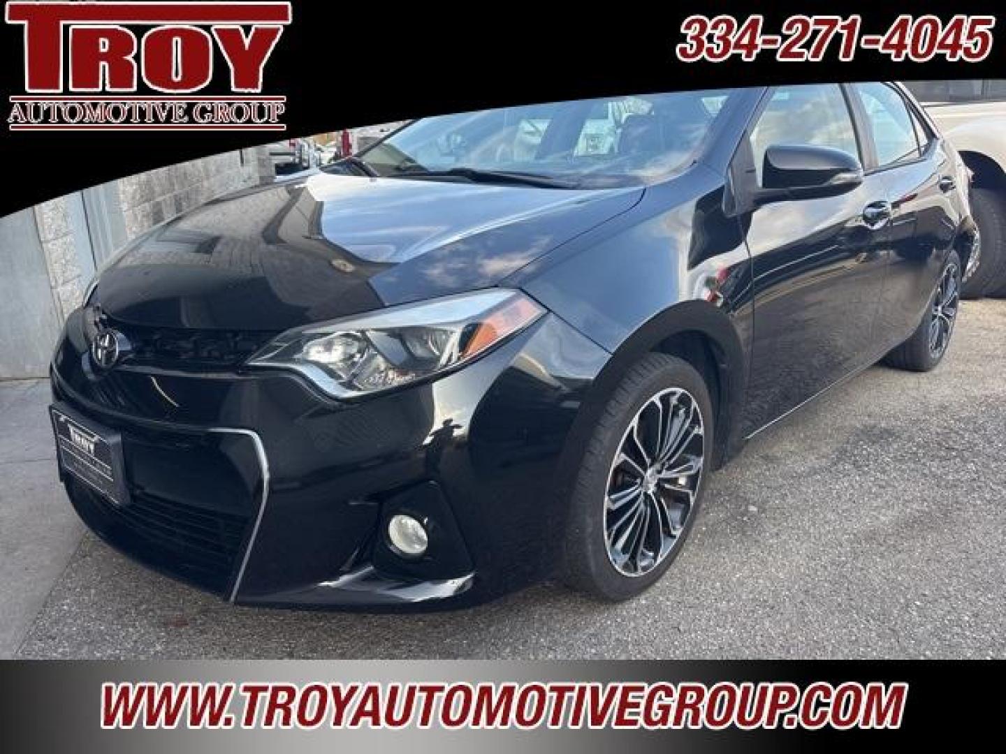 2016 Black Sand Pearl /Black Toyota Corolla L (2T1BURHE9GC) with an 1.8L I4 DOHC Dual VVT-i engine, Automatic transmission, located at 6812 Atlanta Hwy, Montgomery, AL, 36117, (334) 271-4045, 32.382118, -86.178673 - Black Sand Pearl 2016 Toyota Corolla L FWD 1.8L I4 DOHC Dual VVT-i 4-Speed Automatic<br><br>Financing Available---Top Value for Trades.<br><br>Odometer is 43739 miles below market average! 27/36 City/Highway MPG<br><br><br>Awards:<br> * 2016 KBB.com Best Buy Awards Finalist * 2016 KBB.com 10 Best - Photo#2
