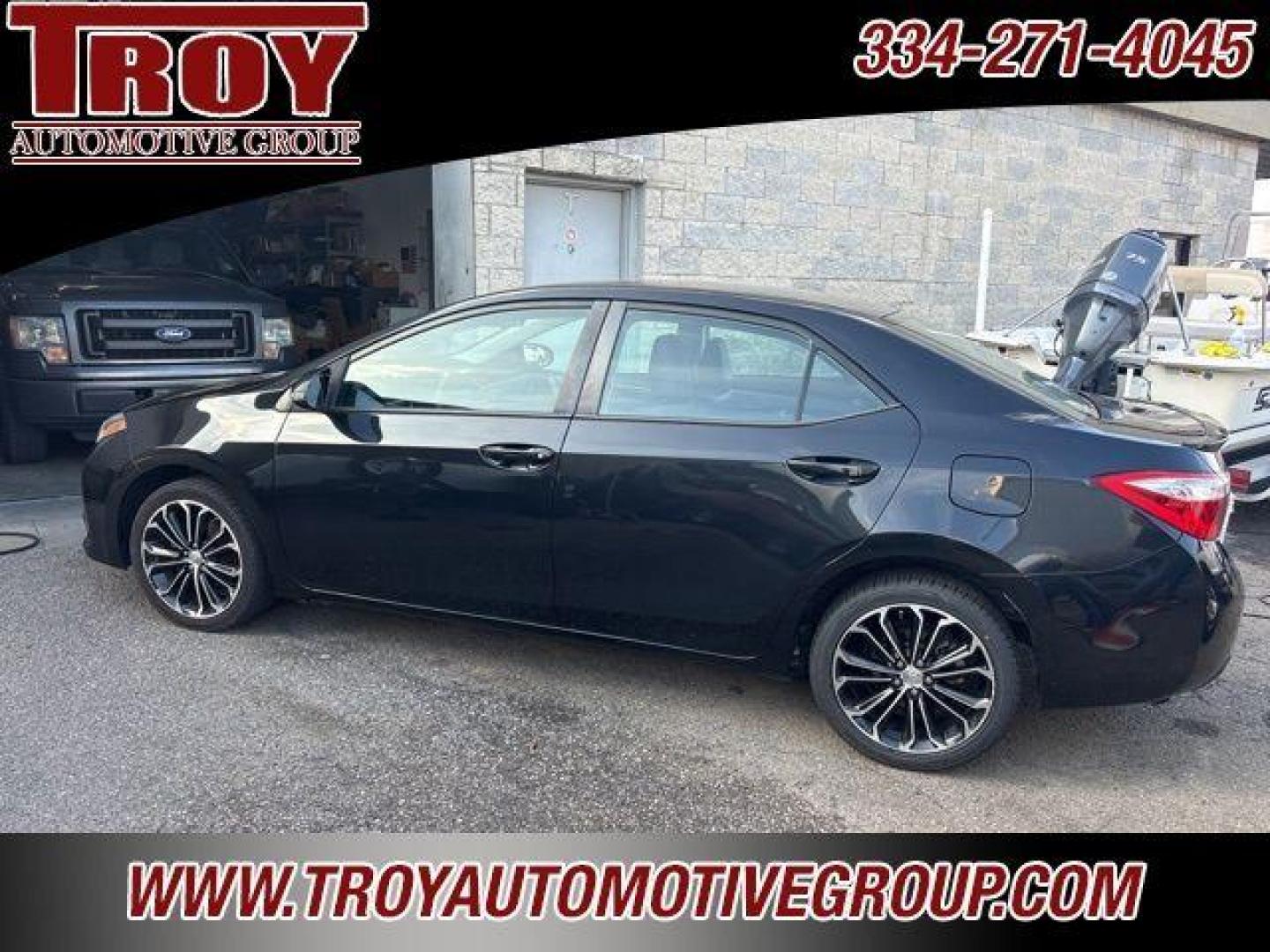 2016 Black Sand Pearl /Black Toyota Corolla S Plus (2T1BURHE9GC) with an 1.8L I4 DOHC Dual VVT-i engine, Automatic transmission, located at 6812 Atlanta Hwy, Montgomery, AL, 36117, (334) 271-4045, 32.382118, -86.178673 - Photo#1