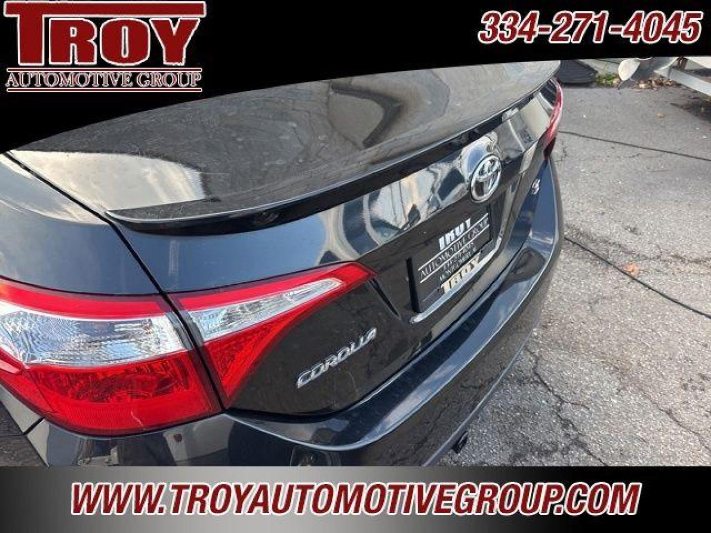 2016 Black Sand Pearl /Black Toyota Corolla S Plus (2T1BURHE9GC) with an 1.8L I4 DOHC Dual VVT-i engine, Automatic transmission, located at 6812 Atlanta Hwy, Montgomery, AL, 36117, (334) 271-4045, 32.382118, -86.178673 - Photo#13