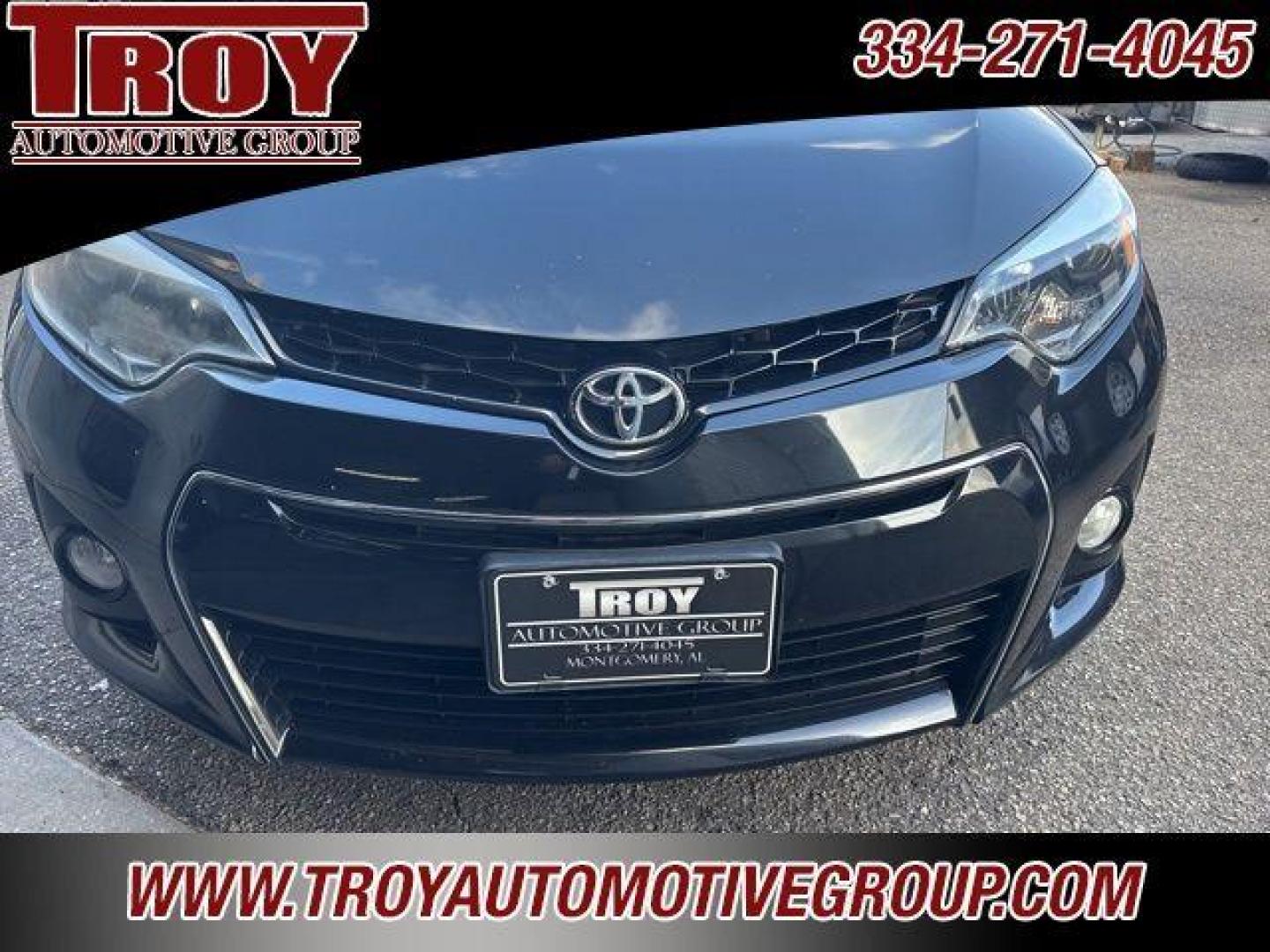 2016 Black Sand Pearl /Black Toyota Corolla S Plus (2T1BURHE9GC) with an 1.8L I4 DOHC Dual VVT-i engine, Automatic transmission, located at 6812 Atlanta Hwy, Montgomery, AL, 36117, (334) 271-4045, 32.382118, -86.178673 - Photo#35