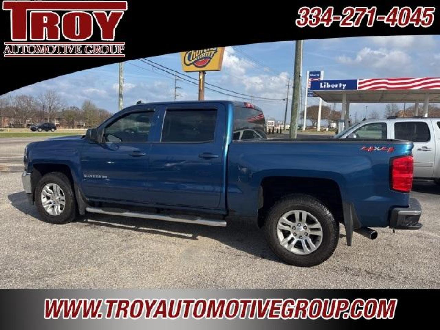 2018 Deep Ocean Blue Metallic /Black Chevrolet Silverado 1500 LT (3GCUKREC2JG) with an EcoTec3 5.3L V8 engine, Automatic transmission, located at 6812 Atlanta Hwy, Montgomery, AL, 36117, (334) 271-4045, 32.382118, -86.178673 - Power Driver Seat!!<br>Heated Seats!!<br>Tow Package!!<br>Bedliner!!<br>Recent Arrival! Priced below KBB Fair Purchase Price!<br><br>Deep Ocean Blue Metallic 2018 Chevrolet Silverado 1500 LT 4WD LT1 EcoTec3 5.3L V8 6-Speed Automatic Electronic with Overdrive<br><br>Financing Available---Top Value fo - Photo#2