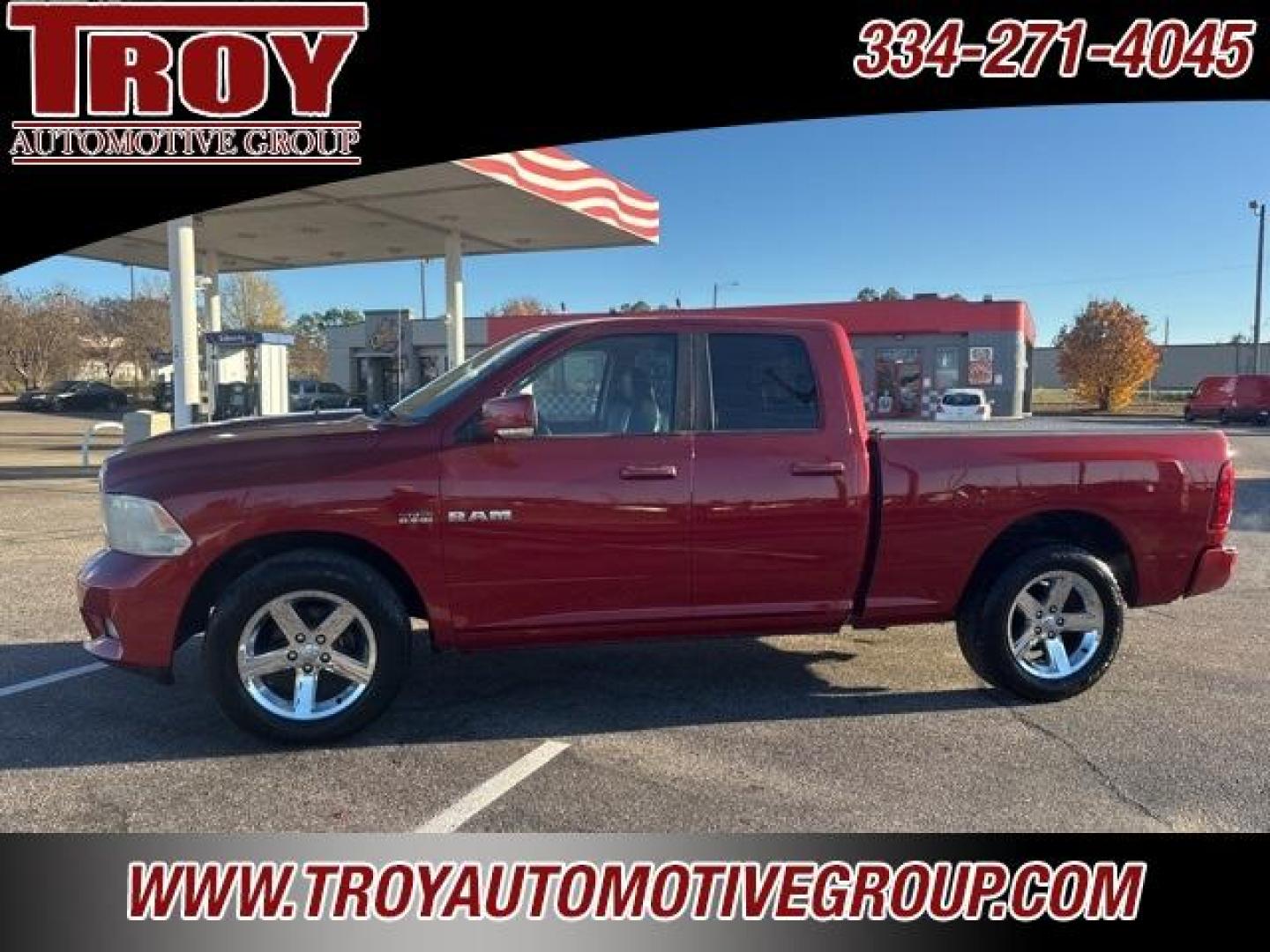 2009 Inferno Red Crystal PC/Mineral Gray Met CC /Gray Dodge Ram 1500 Sport (1D3HB18T99S) with an HEMI 5.7L V8 Multi Displacement VVT engine, Automatic transmission, located at 6812 Atlanta Hwy, Montgomery, AL, 36117, (334) 271-4045, 32.382118, -86.178673 - Recent Arrival!<br>1-Owner!!<br>Power Driver Seat!!<br><br>2009 Dodge Ram 1500 Sport RWD HEMI 5.7L V8 Multi Displacement VVT 5-Speed Automatic<br><br>Financing Available---Top Value for Trades. - Photo#2