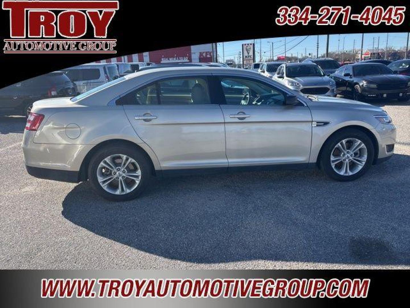 2017 White Gold Metallic /Dune Ford Taurus SE (1FAHP2D86HG) with an 3.5L 6-Cylinder SMPI Flex Fuel DOHC engine, Automatic transmission, located at 6812 Atlanta Hwy, Montgomery, AL, 36117, (334) 271-4045, 32.382118, -86.178673 - White Gold Metallic 2017 Ford Taurus SE FWD 3.5L 6-Cylinder SMPI Flex Fuel DOHC 6-Speed Automatic with Select-Shift<br><br>Financing Available---Top Value for Trades.<br><br>Odometer is 51448 miles below market average! 18/27 City/Highway MPG<br><br><br>Awards:<br> * 2017 KBB.com Brand Image Awards - Photo#8