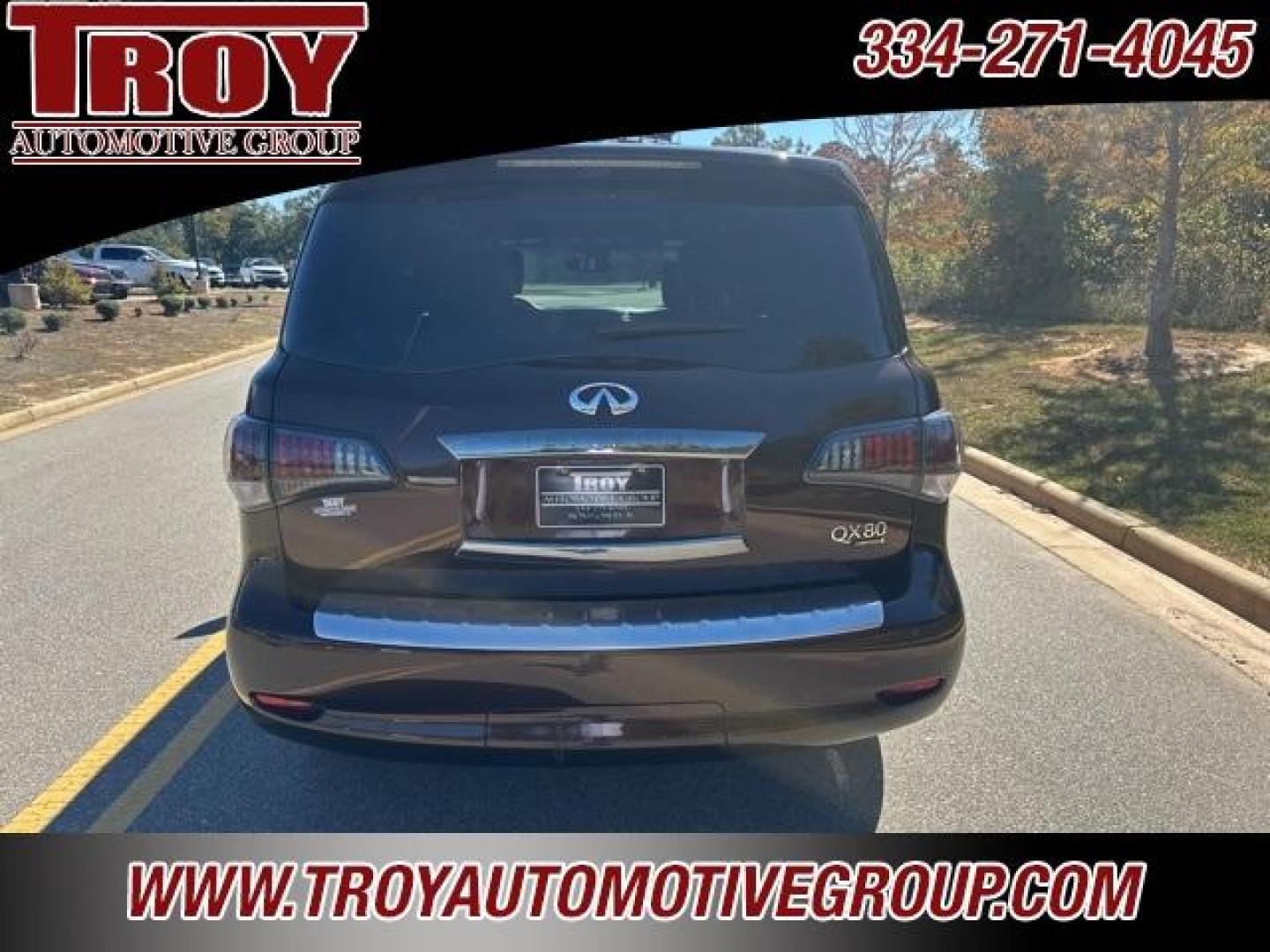 2017 Mocha Almond /Truffle Brown INFINITI QX80 Limited (JN8AZ2NE4H9) with an 5.6L V8 engine, Automatic transmission, located at 6812 Atlanta Hwy, Montgomery, AL, 36117, (334) 271-4045, 32.382118, -86.178673 - Mocha Almond 2017 INFINITI QX80 Limited AWD 5.6L V8 7-Speed Automatic<br><br>Financing Available---Top Value for Trades.<br><br>Odometer is 21255 miles below market average!<br><br><br>Awards:<br> * JD Power Initial Quality Study (IQS) * 2017 KBB.com 5-Year Cost to Own Awards - Photo#5