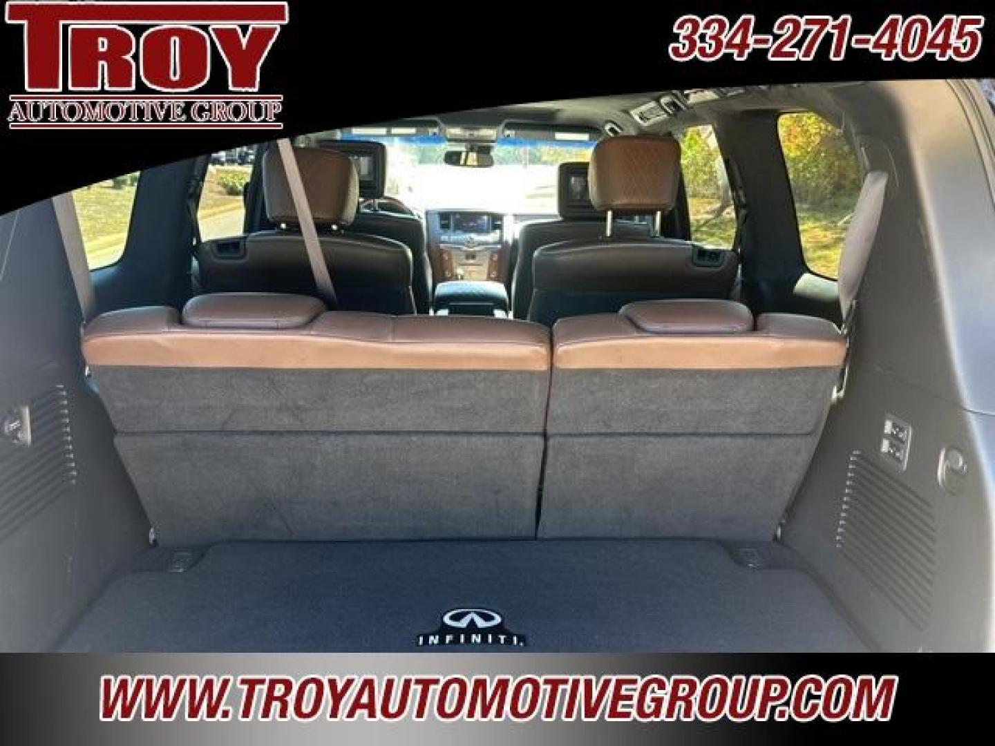 2017 Mocha Almond /Truffle Brown INFINITI QX80 Limited (JN8AZ2NE4H9) with an 5.6L V8 engine, Automatic transmission, located at 6812 Atlanta Hwy, Montgomery, AL, 36117, (334) 271-4045, 32.382118, -86.178673 - Mocha Almond 2017 INFINITI QX80 Limited AWD 5.6L V8 7-Speed Automatic<br><br>Financing Available---Top Value for Trades.<br><br>Odometer is 21255 miles below market average!<br><br><br>Awards:<br> * JD Power Initial Quality Study (IQS) * 2017 KBB.com 5-Year Cost to Own Awards - Photo#10
