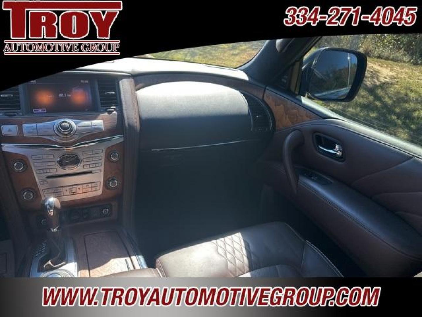 2017 Mocha Almond /Truffle Brown INFINITI QX80 Limited (JN8AZ2NE4H9) with an 5.6L V8 engine, Automatic transmission, located at 6812 Atlanta Hwy, Montgomery, AL, 36117, (334) 271-4045, 32.382118, -86.178673 - Mocha Almond 2017 INFINITI QX80 Limited AWD 5.6L V8 7-Speed Automatic<br><br>Financing Available---Top Value for Trades.<br><br>Odometer is 21255 miles below market average!<br><br><br>Awards:<br> * JD Power Initial Quality Study (IQS) * 2017 KBB.com 5-Year Cost to Own Awards - Photo#19