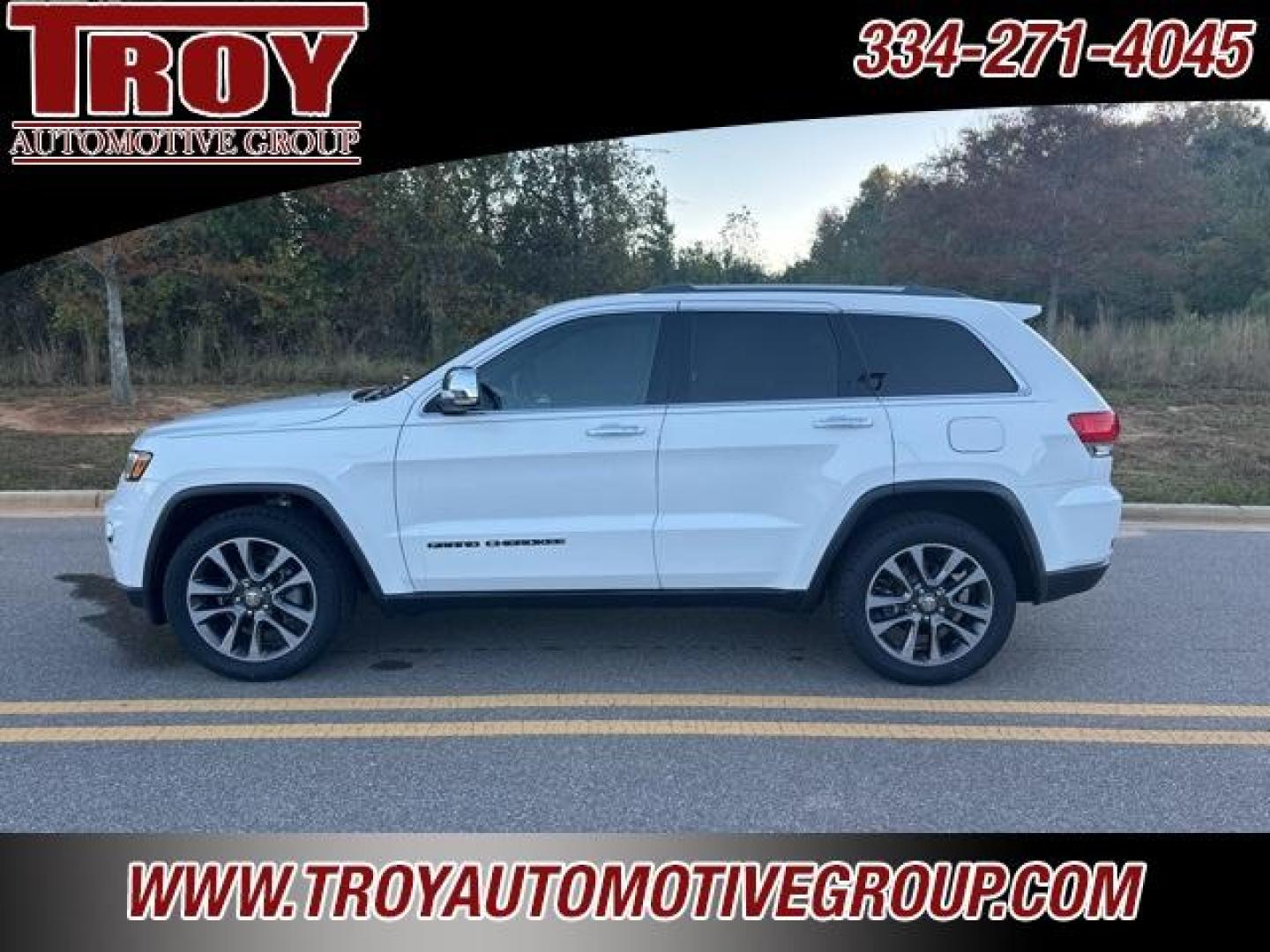 2018 Bright White Clearcoat /Black Jeep Grand Cherokee Limited (1C4RJEBG8JC) with an 3.6L V6 24V VVT engine, Automatic transmission, located at 6812 Atlanta Hwy, Montgomery, AL, 36117, (334) 271-4045, 32.382118, -86.178673 - Bright White Clearcoat 2018 Jeep Grand Cherokee Limited RWD 3.6L V6 24V VVT 8-Speed Automatic<br><br>Financing Available---Top Value for Trades.<br><br>19/26 City/Highway MPG<br><br><br>Awards:<br> * 2018 KBB.com 10 Most Awarded Brands - Photo#7