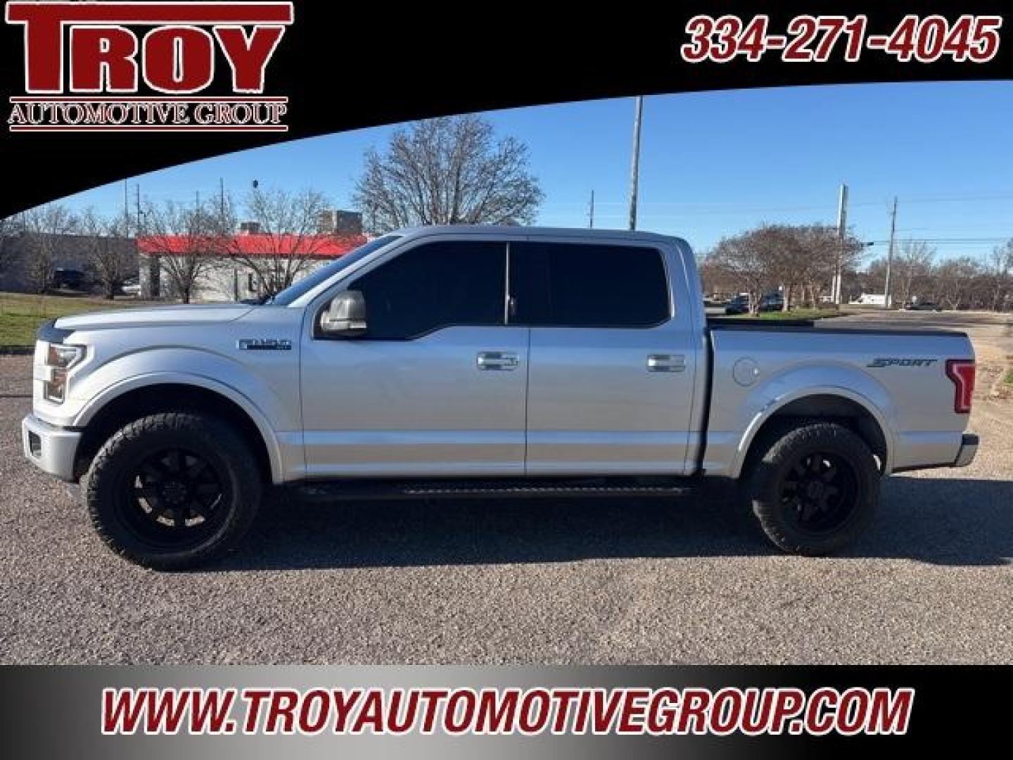 2015 Ingot Silver /Black Ford F-150 XLT (1FTEW1CP8FF) with an 2.7L V6 EcoBoost engine, Automatic transmission, located at 6812 Atlanta Hwy, Montgomery, AL, 36117, (334) 271-4045, 32.382118, -86.178673 - Duel Power Front Seats!!<br>Heated Seats!!<br>Sport Package!!<br>Remote Start!!<br>Nite Ridge Grappler Tires !!<br>Gear Wheels!! <br>20s!! - Photo#0