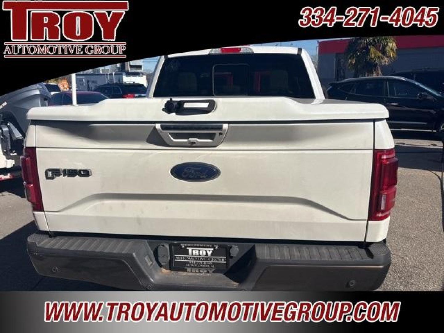 2015 White /Medium Light Camel Ford F-150 Lariat (1FTEW1CG9FK) with an 3.5L V6 engine, Automatic transmission, located at 6812 Atlanta Hwy, Montgomery, AL, 36117, (334) 271-4045, 32.382118, -86.178673 - Recent Arrival!<br>Heated Seats Front and Rear!!<br>Cooled Front Seats!!<br>Painted To Match Bedcover!!<br>20 Premium Chrome Wheels !!<br>Tow Package!!<br><br>White 2015 Ford F-150 RWD 3.5L V6 6-Speed Automatic Electronic<br><br>Financing Available---Top Value for Trades.<br><br><br>Awards:<br> * - Photo#3