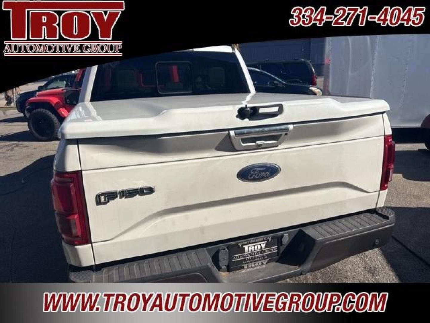 2015 White /Medium Light Camel Ford F-150 Lariat (1FTEW1CG9FK) with an 3.5L V6 engine, Automatic transmission, located at 6812 Atlanta Hwy, Montgomery, AL, 36117, (334) 271-4045, 32.382118, -86.178673 - Recent Arrival!<br>Heated Seats Front and Rear!!<br>Cooled Front Seats!!<br>Painted To Match Bedcover!!<br>20 Premium Chrome Wheels !!<br>Tow Package!!<br><br>White 2015 Ford F-150 RWD 3.5L V6 6-Speed Automatic Electronic<br><br>Financing Available---Top Value for Trades.<br><br><br>Awards:<br> * - Photo#4