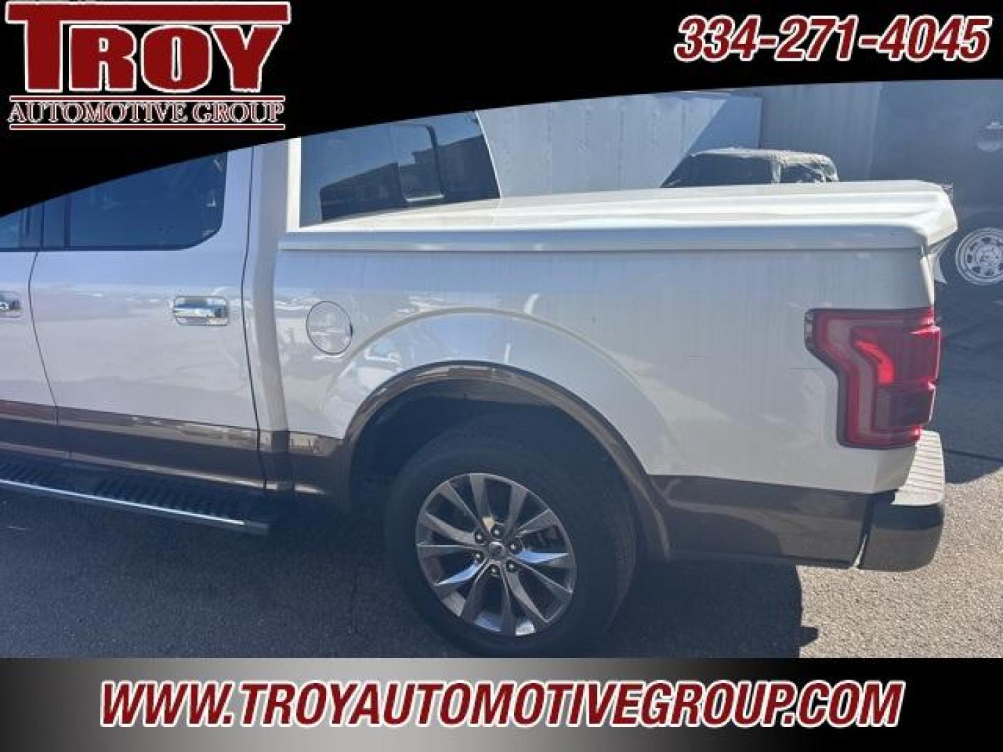 2015 White /Medium Light Camel Ford F-150 Lariat (1FTEW1CG9FK) with an 3.5L V6 engine, Automatic transmission, located at 6812 Atlanta Hwy, Montgomery, AL, 36117, (334) 271-4045, 32.382118, -86.178673 - Recent Arrival!<br>Heated Seats Front and Rear!!<br>Cooled Front Seats!!<br>Painted To Match Bedcover!!<br>20 Premium Chrome Wheels !!<br>Tow Package!!<br><br>White 2015 Ford F-150 RWD 3.5L V6 6-Speed Automatic Electronic<br><br>Financing Available---Top Value for Trades.<br><br><br>Awards:<br> * - Photo#5
