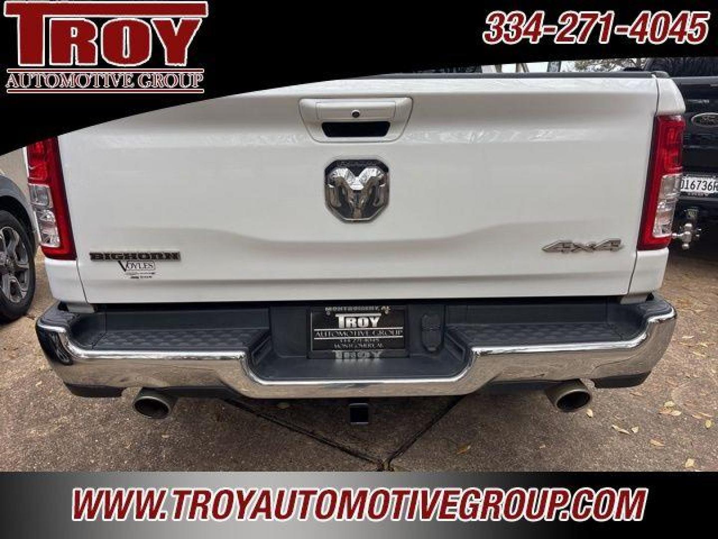 2021 Bright White Clearcoat /Diesel Gray/Black Ram 1500 Big Horn/Lone Star (1C6SRFFT6MN) with an HEMI 5.7L V8 Multi Displacement VVT engine, Automatic transmission, located at 6812 Atlanta Hwy, Montgomery, AL, 36117, (334) 271-4045, 32.382118, -86.178673 - 1-Owner!!<br>Flip Up Bedcover!!<br>Tow Package!!!<br>Like New!! - Photo#6