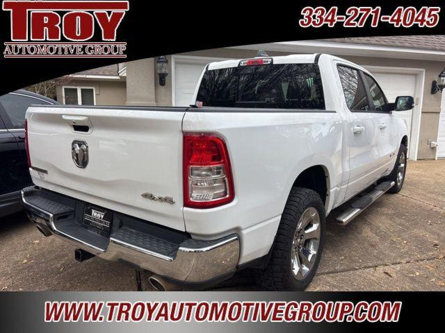 2021 Bright White Clearcoat /Diesel Gray/Black Ram 1500 Big Horn/Lone Star (1C6SRFFT6MN) with an HEMI 5.7L V8 Multi Displacement VVT engine, Automatic transmission, located at 6812 Atlanta Hwy, Montgomery, AL, 36117, (334) 271-4045, 32.382118, -86.178673 - 1-Owner!!<br>Flip Up Bedcover!!<br>Tow Package!!!<br>Like New!! - Photo#32