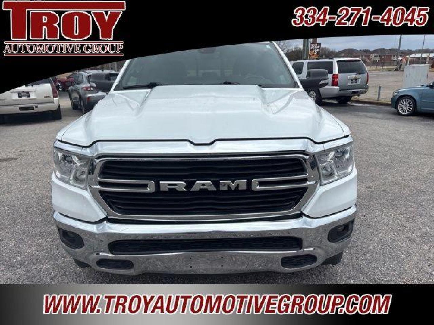 2021 Bright White Clearcoat /Diesel Gray/Black Ram 1500 Big Horn/Lone Star (1C6SRFFT6MN) with an HEMI 5.7L V8 Multi Displacement VVT engine, Automatic transmission, located at 6812 Atlanta Hwy, Montgomery, AL, 36117, (334) 271-4045, 32.382118, -86.178673 - 1-Owner!!<br>Flip Up Bedcover!!<br>Tow Package!!!<br>Like New!! - Photo#36