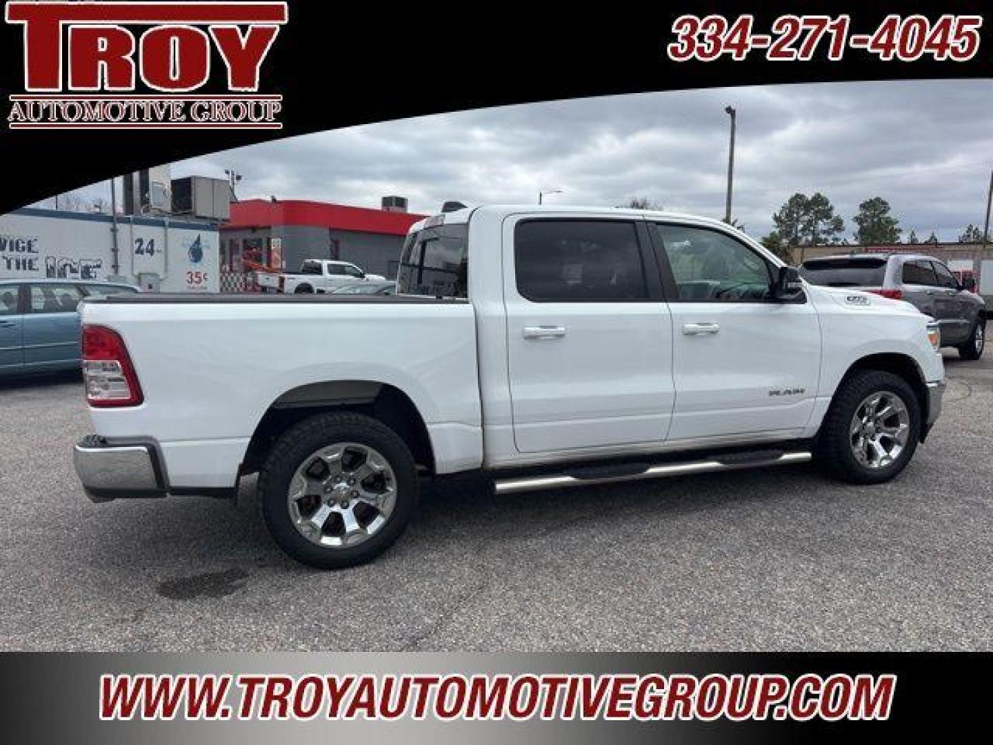 2021 Bright White Clearcoat /Diesel Gray/Black Ram 1500 Big Horn/Lone Star (1C6SRFFT6MN) with an HEMI 5.7L V8 Multi Displacement VVT engine, Automatic transmission, located at 6812 Atlanta Hwy, Montgomery, AL, 36117, (334) 271-4045, 32.382118, -86.178673 - 1-Owner!!<br>Flip Up Bedcover!!<br>Tow Package!!!<br>Like New!! - Photo#40