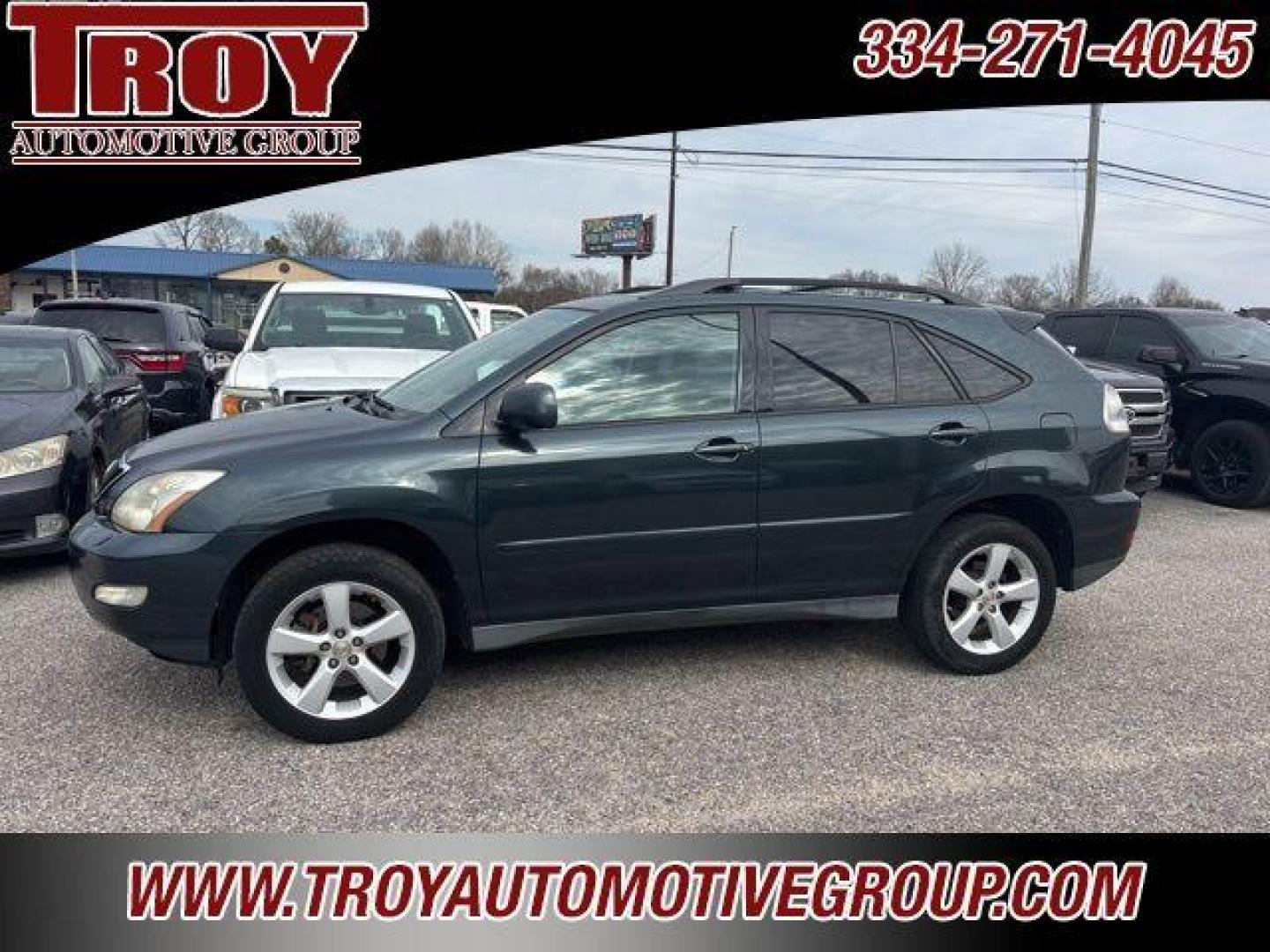 2007 Breakwater Blue Metallic /Ivory Lexus RX 350 (2T2HK31U77C) with an 3.5L V6 DOHC Dual VVT-i 24V engine, Automatic transmission, located at 6812 Atlanta Hwy, Montgomery, AL, 36117, (334) 271-4045, 32.382118, -86.178673 - Sunroof does not work!! - Photo#0
