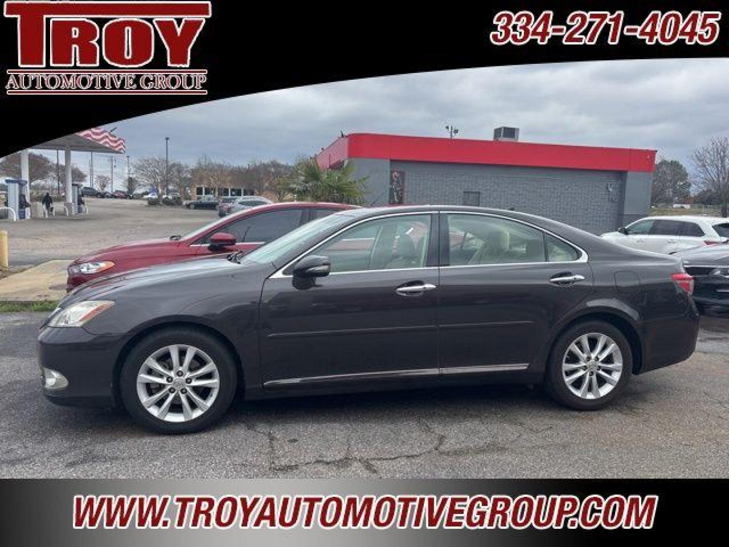 2011 Smoky Granite Mica /Light Gray Lexus ES 350 (JTHBK1EG6B2) with an 3.5L V6 DOHC Dual VVT-i 24V engine, Automatic transmission, located at 6812 Atlanta Hwy, Montgomery, AL, 36117, (334) 271-4045, 32.382118, -86.178673 - Navigation!!<br>Rear Sunshade!!<br>2-Master Remote Entry Keys!! - Photo#1