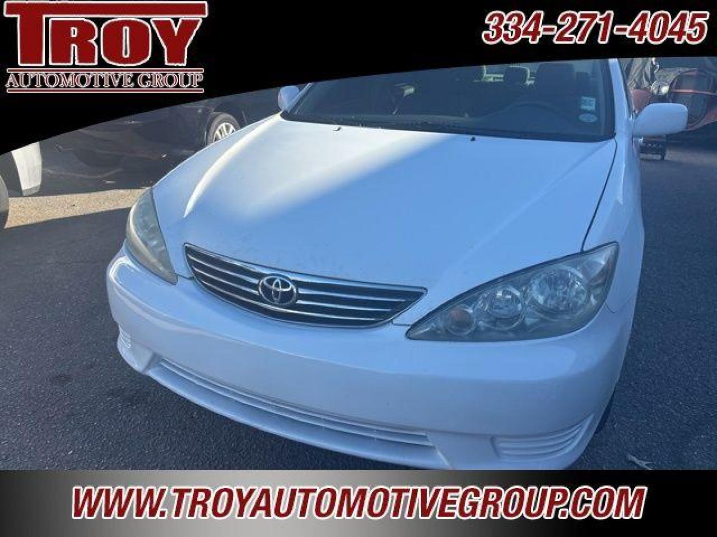 2005 Super White /Taupe Toyota Camry (4T1BE32K95U) with an 2.4L I4 SMPI DOHC engine, Automatic transmission, located at 6812 Atlanta Hwy, Montgomery, AL, 36117, (334) 271-4045, 32.382118, -86.178673 - Photo#8
