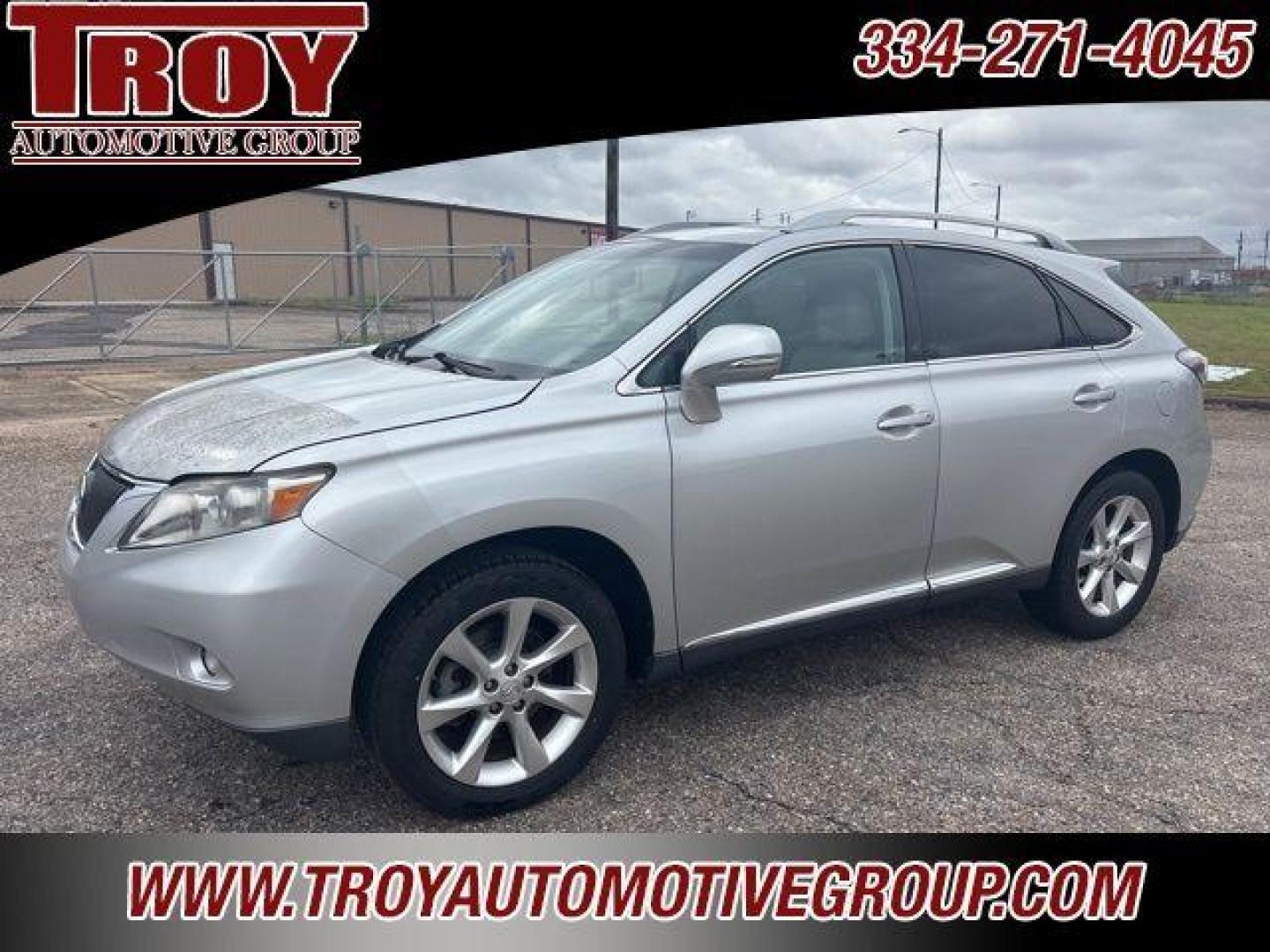 2010 Silver /Light Gray Lexus RX 350 (2T2ZK1BA8AC) with an 3.5L 6-Cylinder DOHC VVT-i 24V engine, Automatic transmission, located at 6812 Atlanta Hwy, Montgomery, AL, 36117, (334) 271-4045, 32.382118, -86.178673 - Photo#2